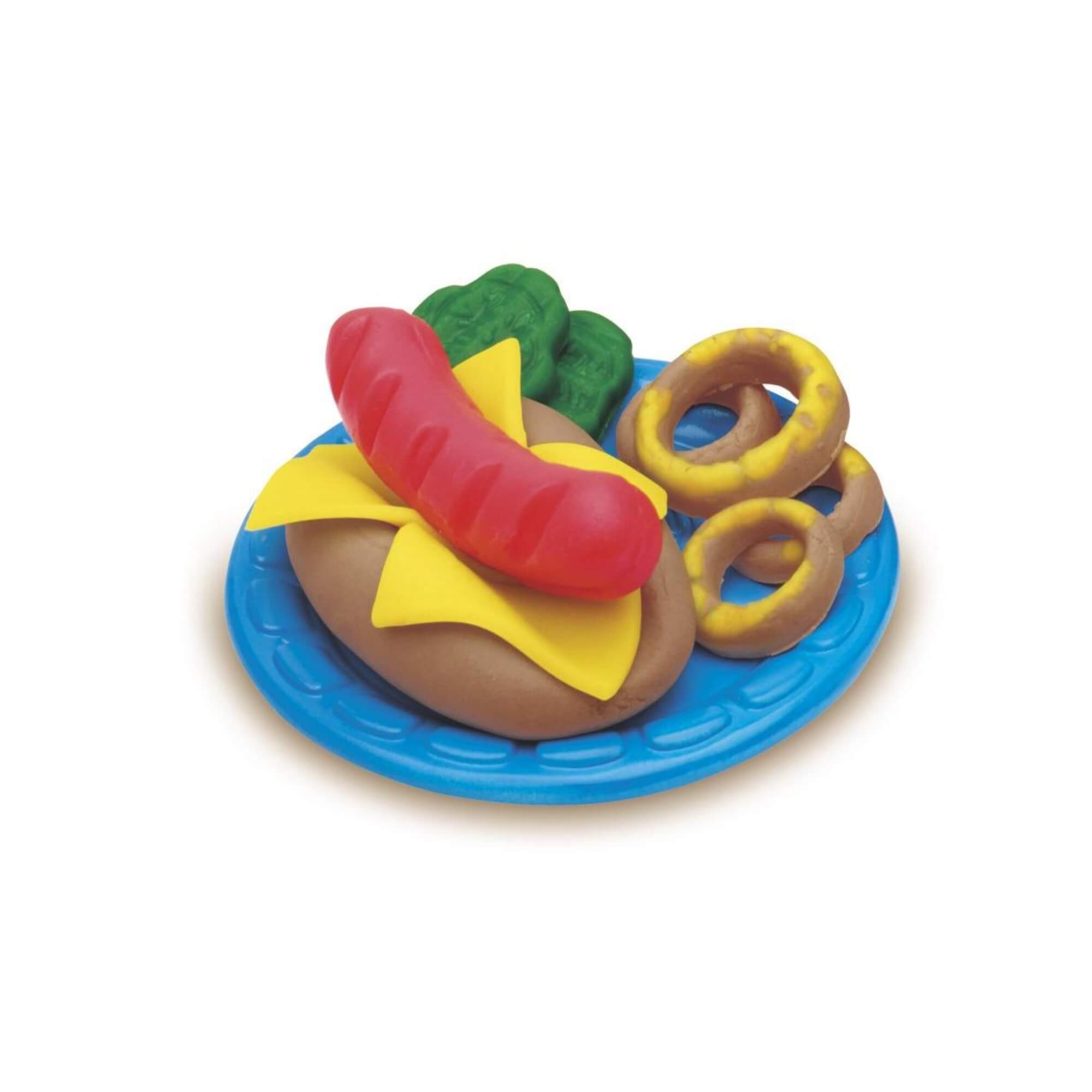 Brinquedo Play-Doh Festa do Hamburguer com 5 Potes de Massinhas e Acessórios Hasbro - 11631