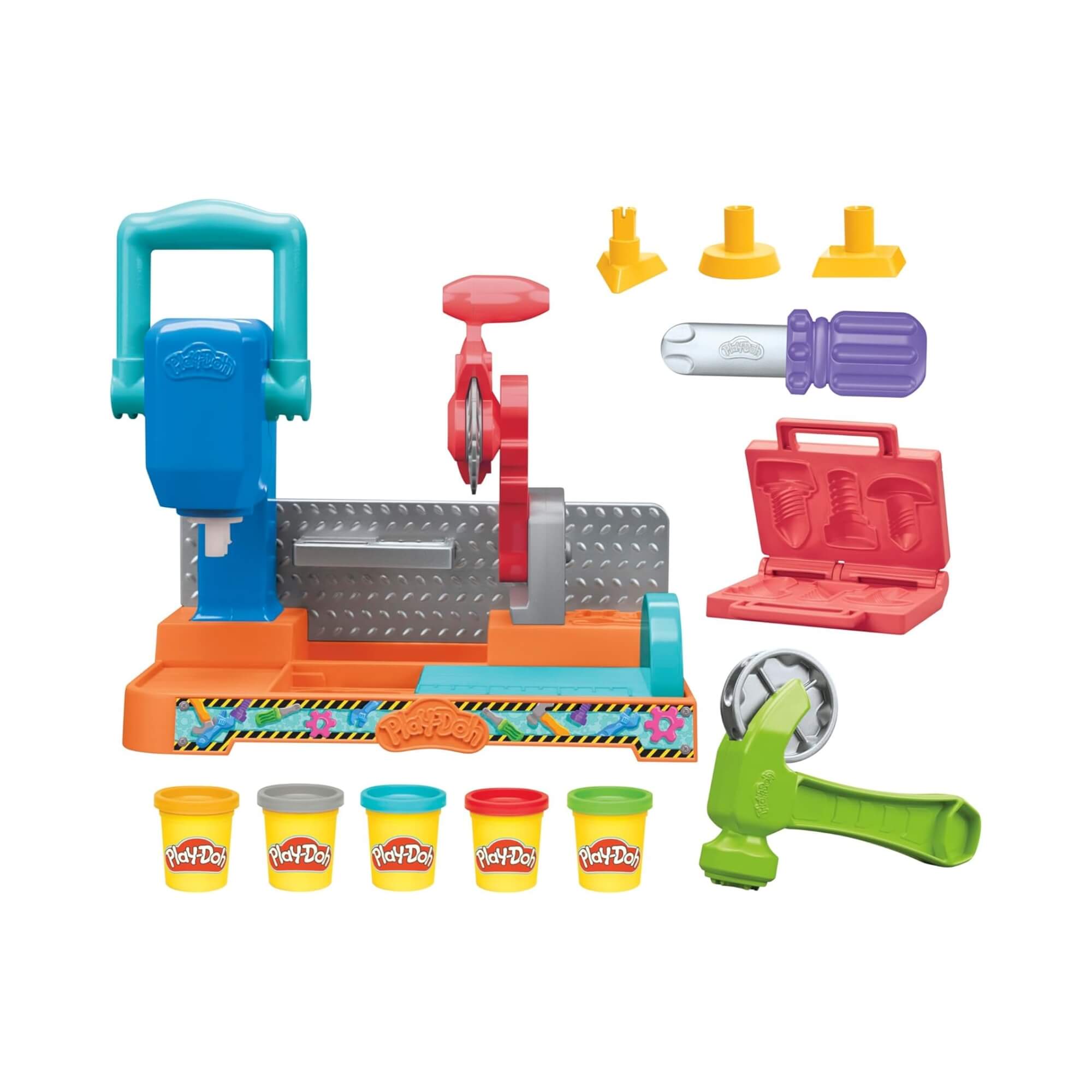 Brinquedo Infantil Massinha de Modelar Play Doh Mesa de Ferramentas Hasbro - 18954