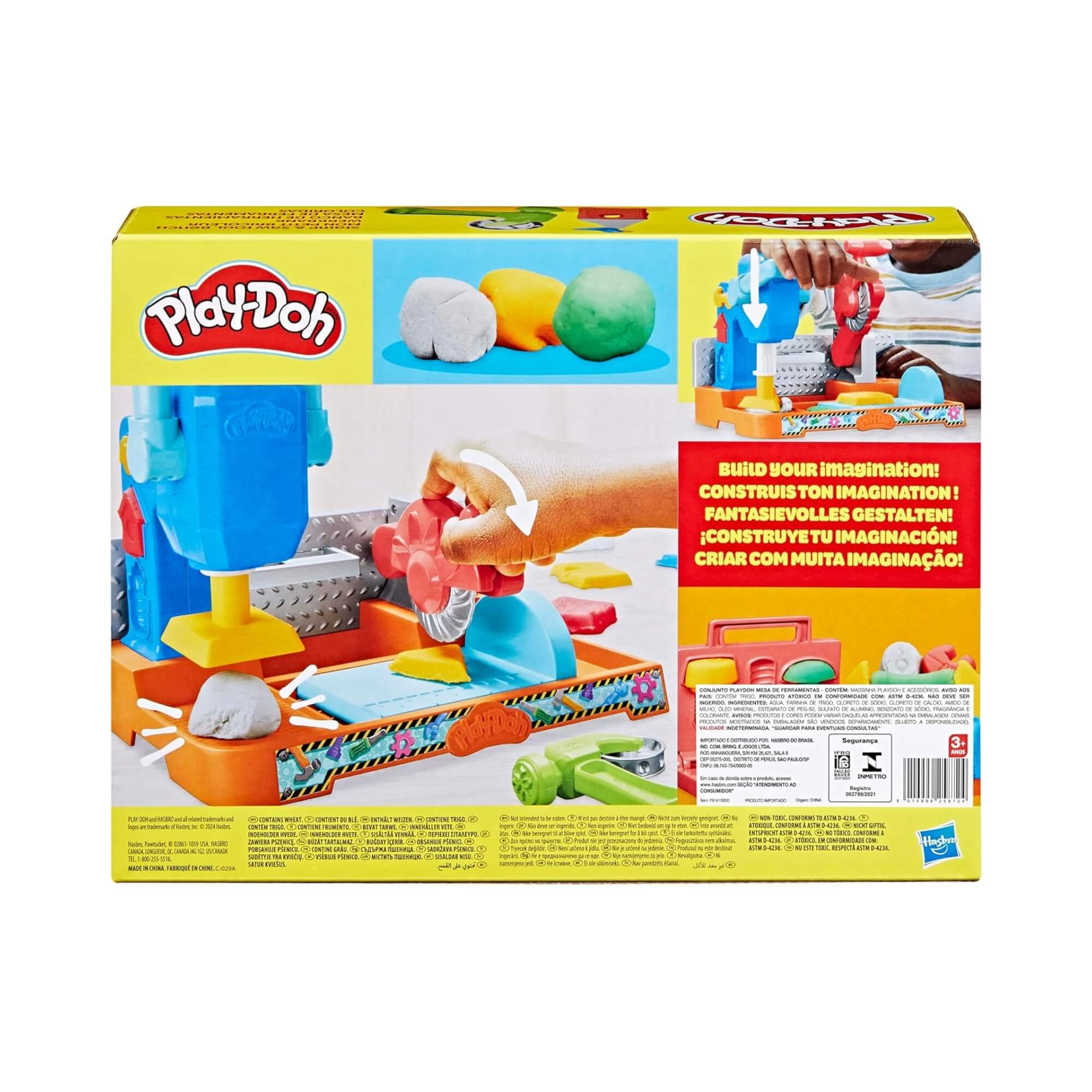 Brinquedo Infantil Massinha de Modelar Play Doh Mesa de Ferramentas Hasbro - 18954