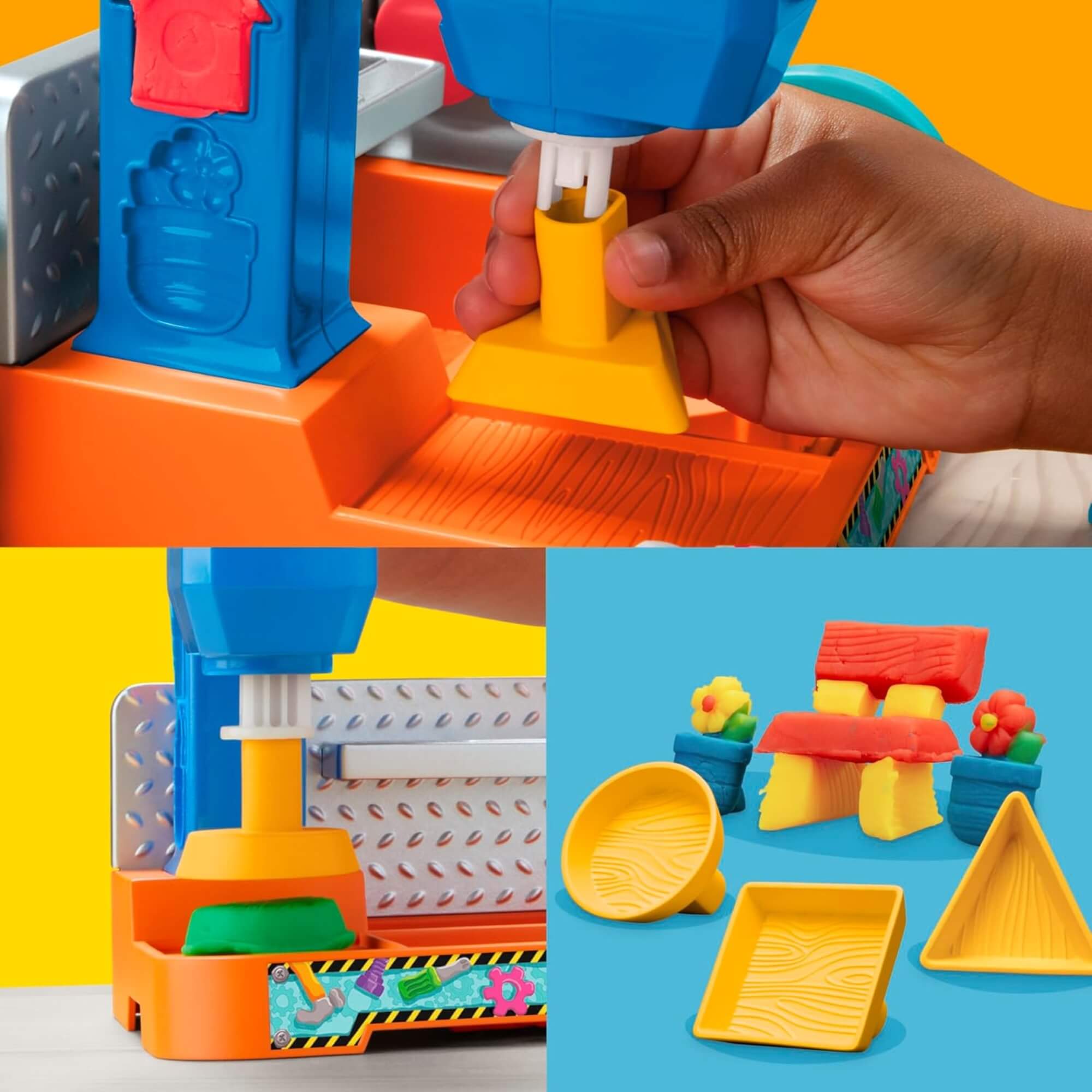 Brinquedo Infantil Massinha de Modelar Play Doh Mesa de Ferramentas Hasbro - 18954