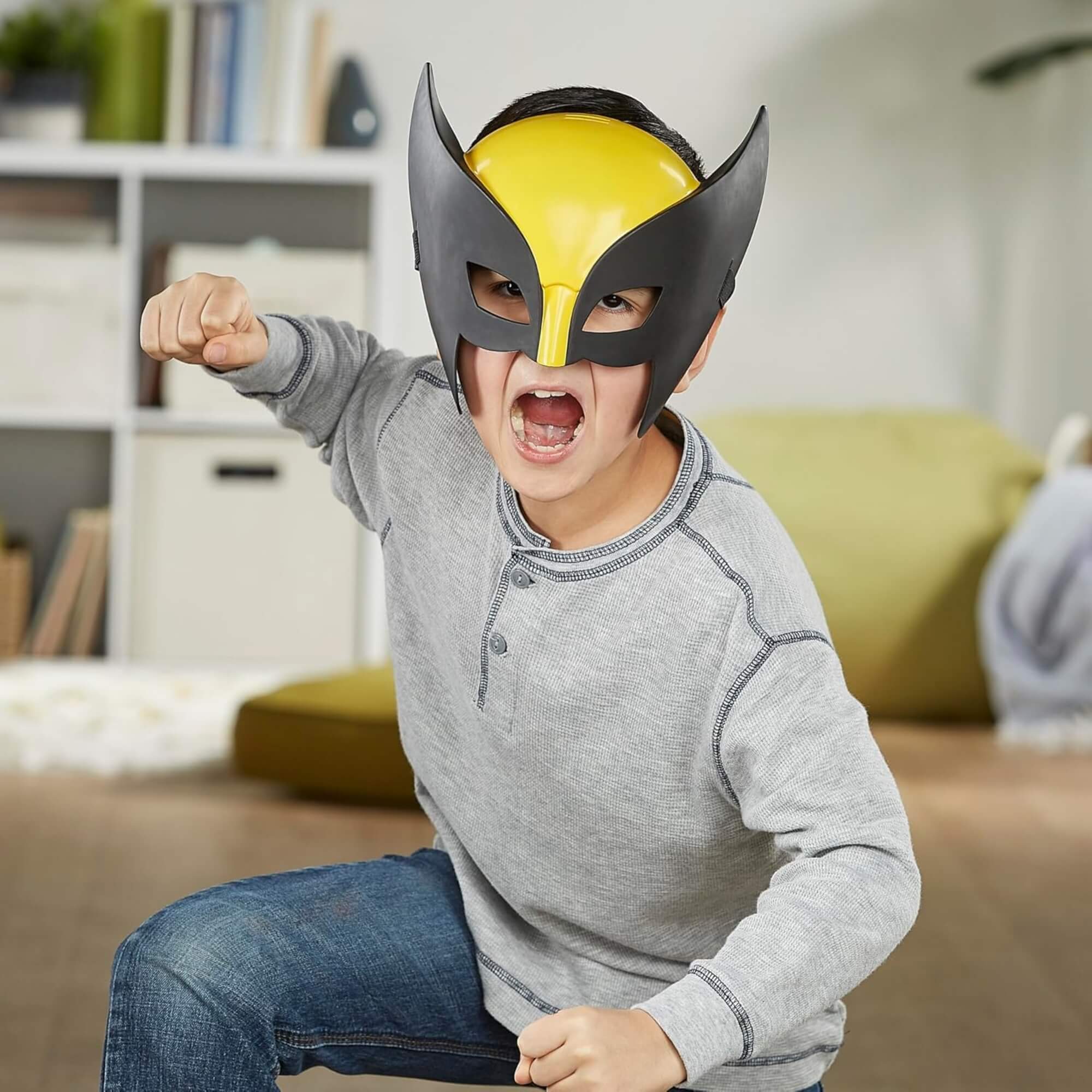 Brinquedo Infantil Máscara Wolverine X-Men Tamanho Único com Tira Ajustável Hasbro - 17685