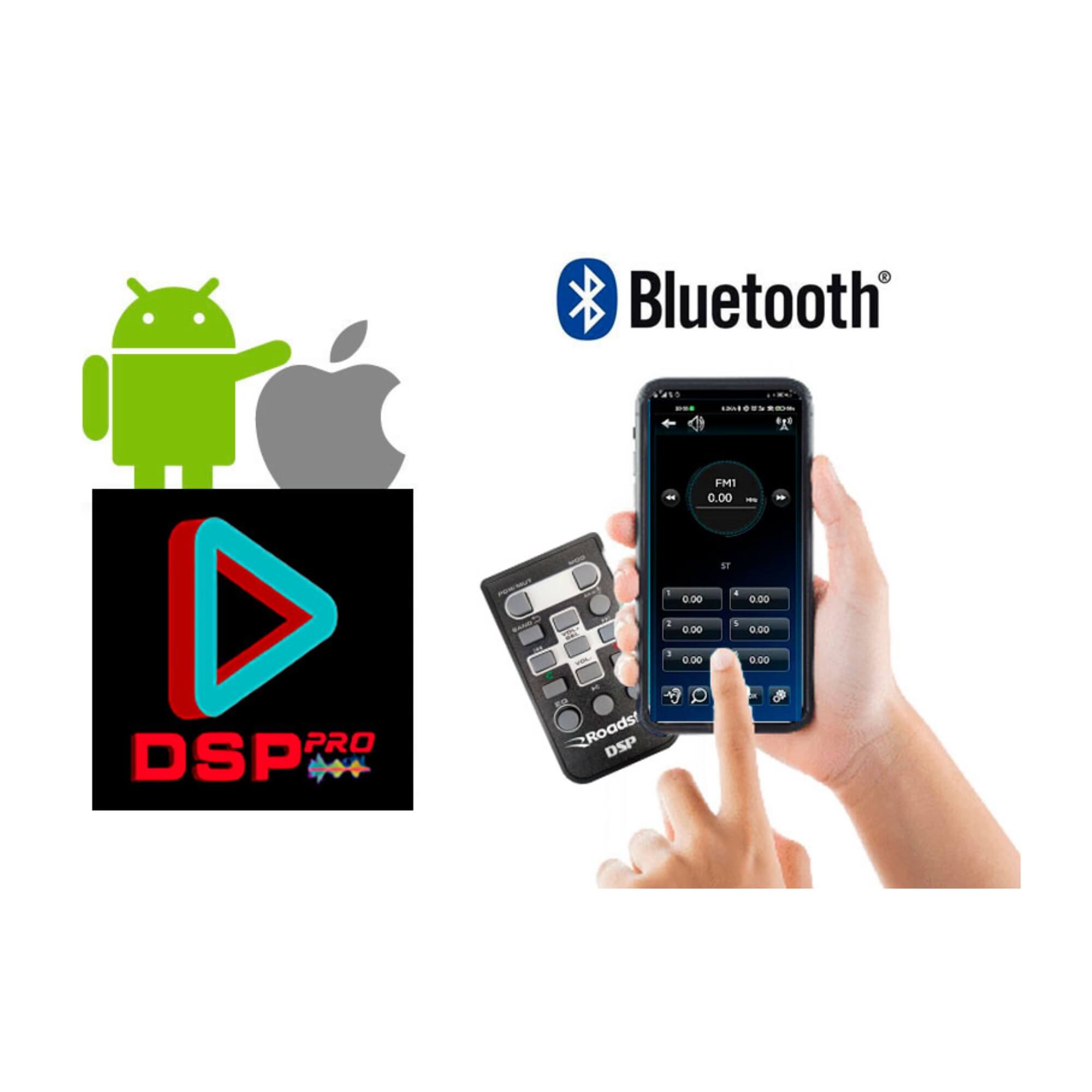 Auto Rádio Usb/Sd/Aux/Bluetooth AM/FM DSP Pro Line Roadstar - RS150BR MI