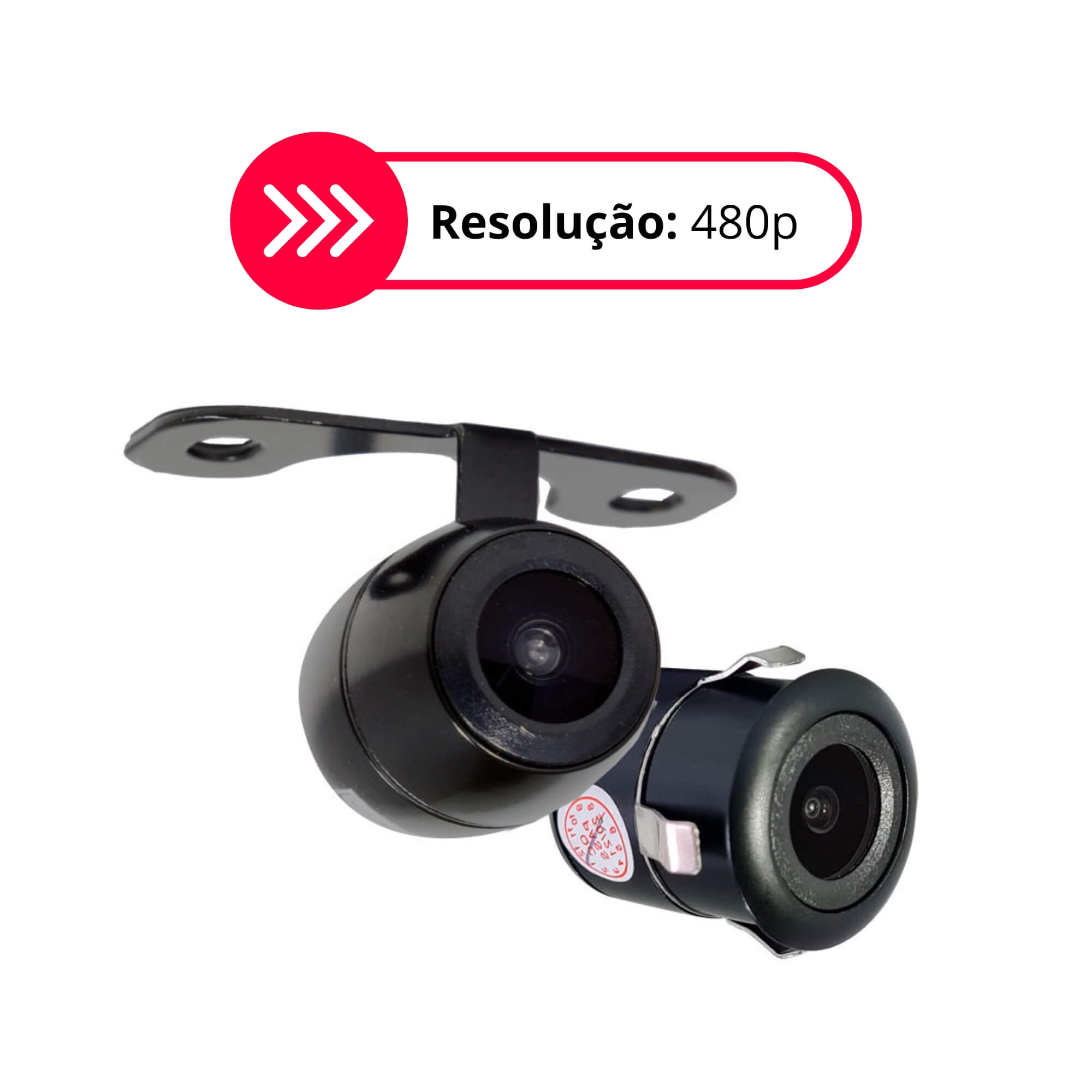 Câmera de Ré ou Frontal Pro Line Modelo Borboleta Roadstar - RS210BR MI