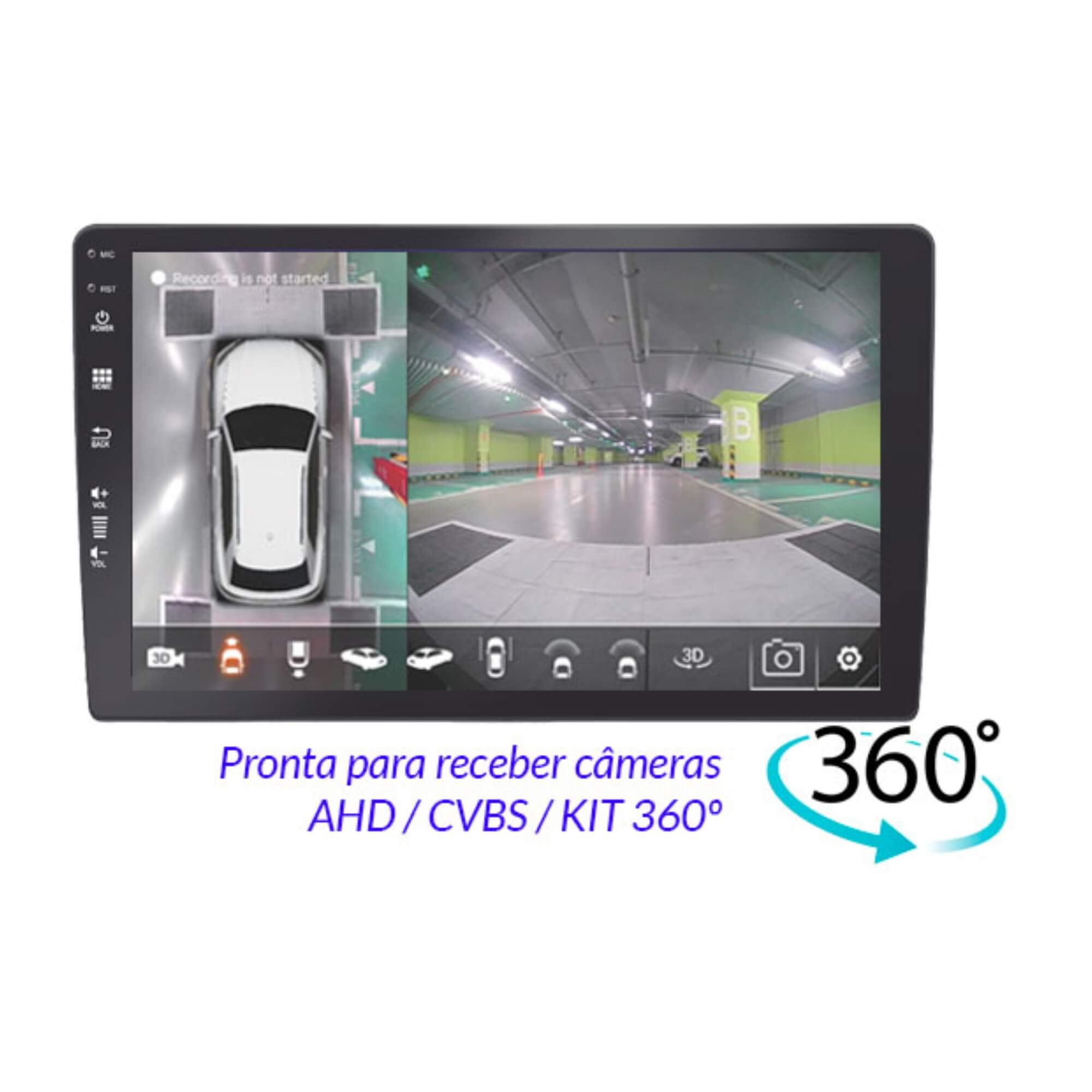 Multimídia Android Carplay Pro Line Tela QLED de 9" Full Touch Roadstar - RS920BR MI