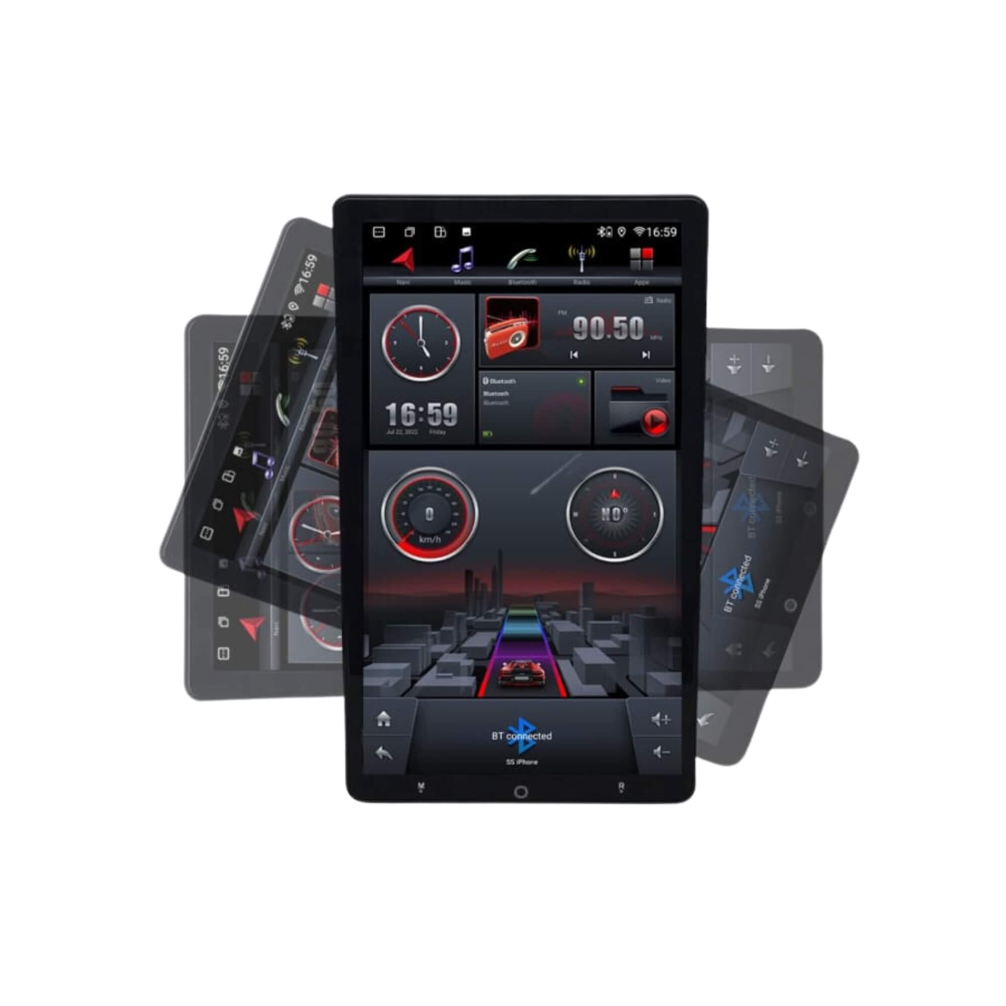 Multimídia 2Din 13.3" Carplay 4GB RAM Roadstar - RS1301BR MI