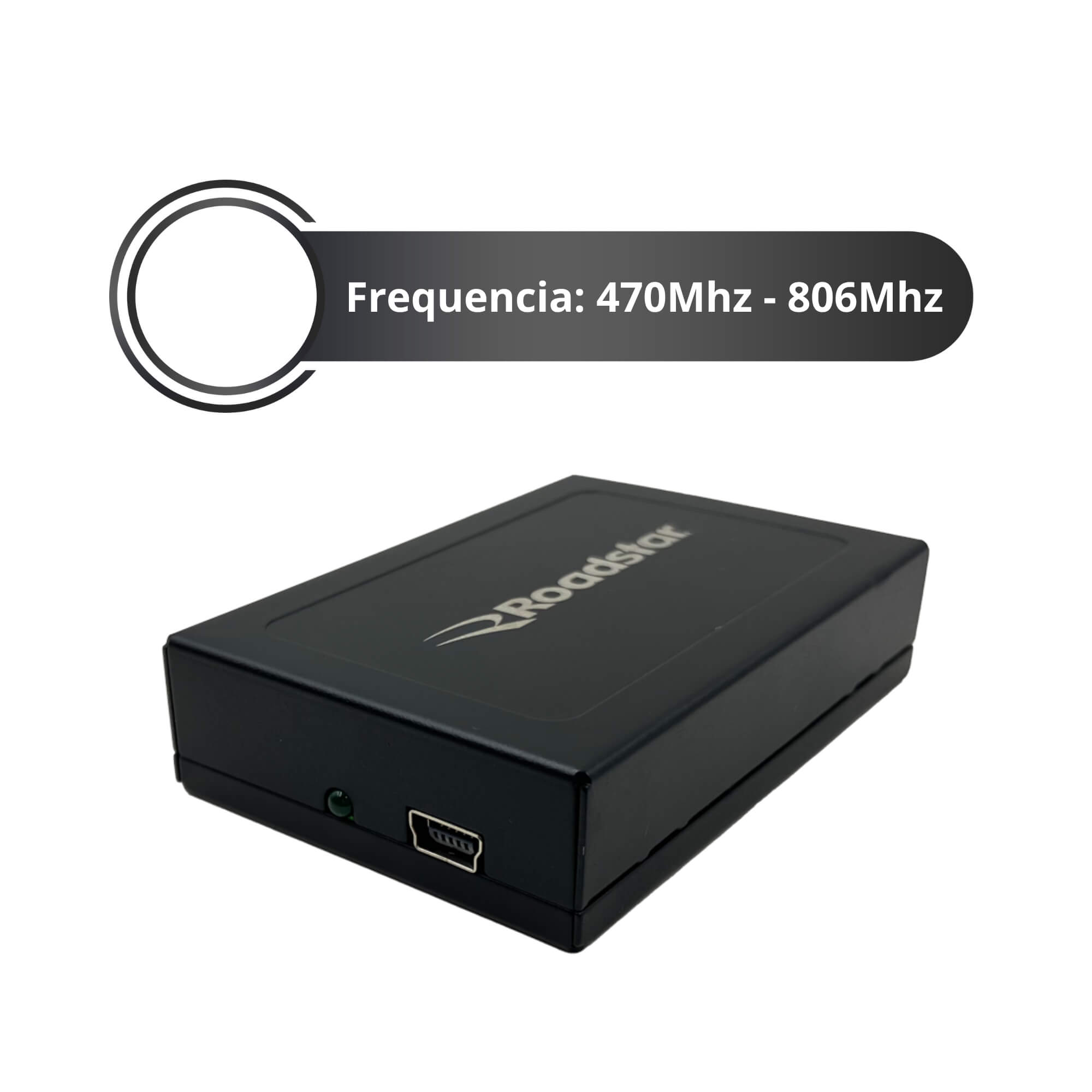 Sintonizador de TV Digital 1 Seg Pro Line Roadstar - RS135BR ES