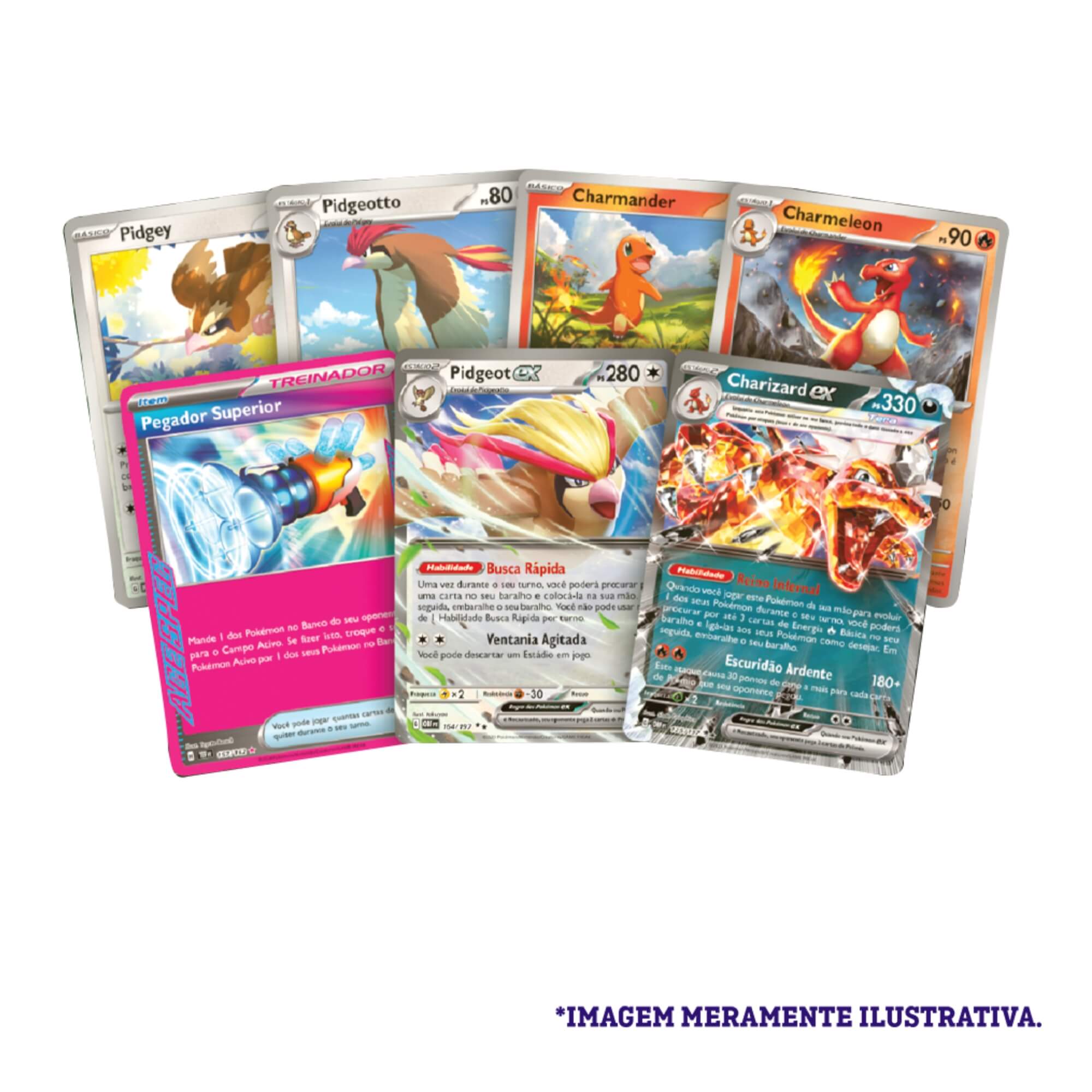 Box Pokemon Deck Batalha de Liga Charizard EX Copag - 34713