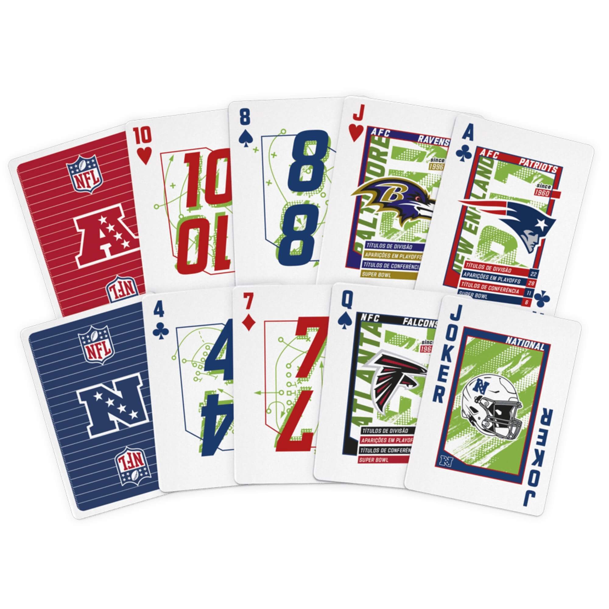 Baralho NFL Duplo 110 Cartas Copag - 34595