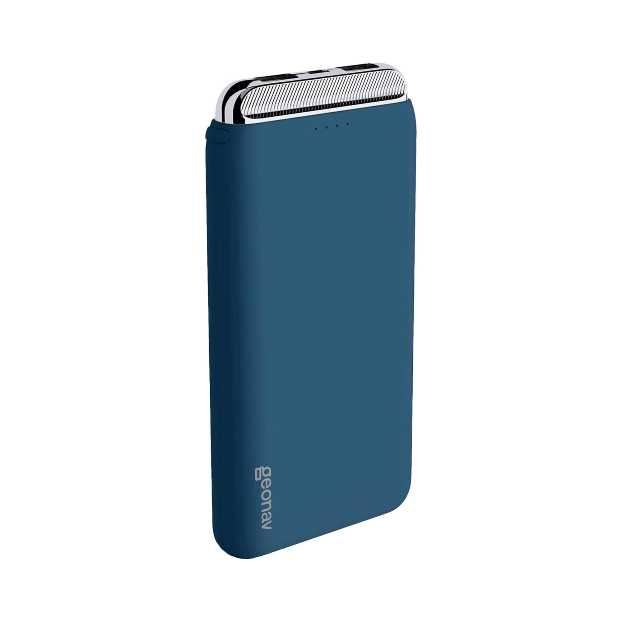 Carregador Portátil Universal Powerbank 12.000mAh 2 Saídas USB + 1 Saída USB-C Geonav - PB12KMB