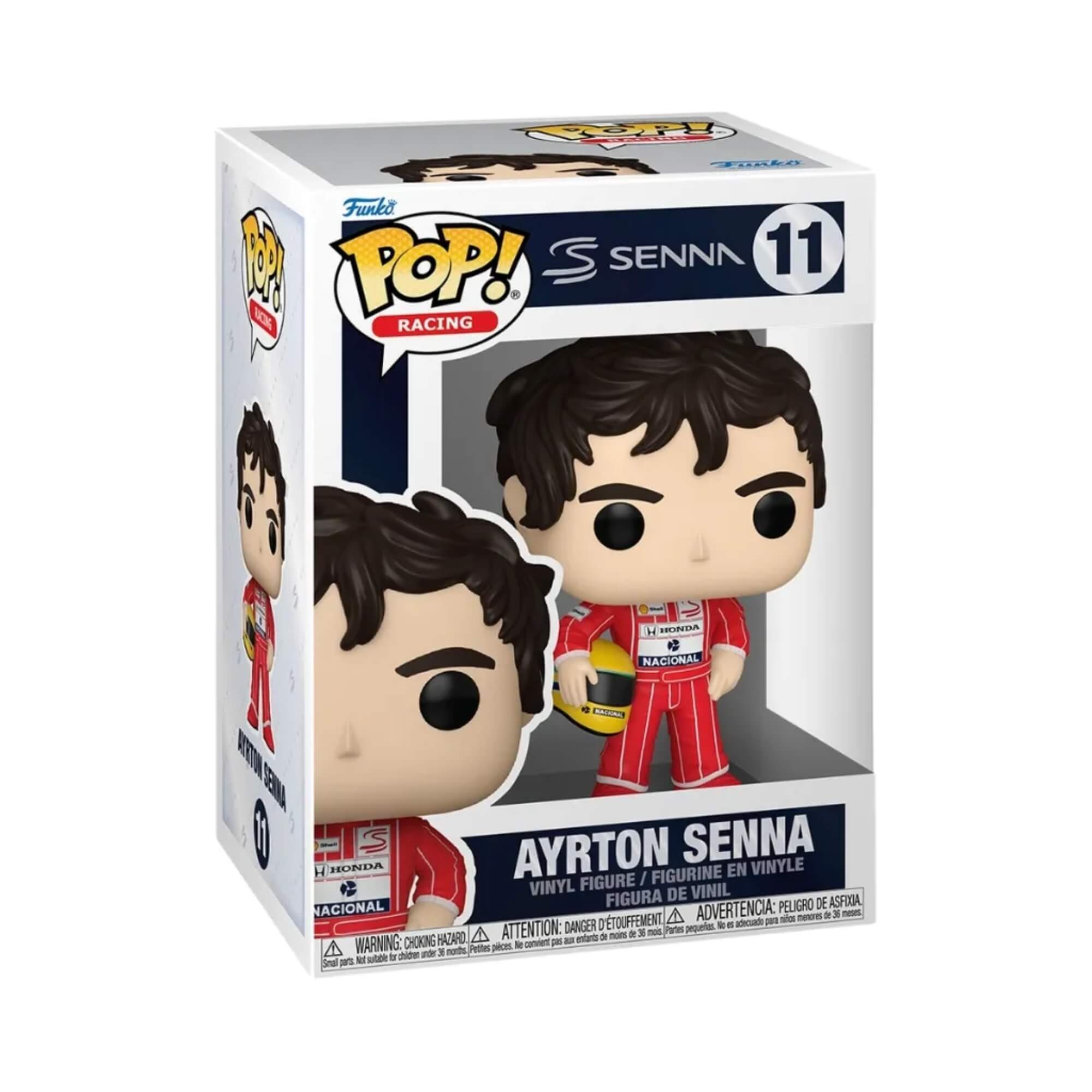 Boneco Funko Pop! Racing McLaren Ayrton Senna 11 Candide - 11905