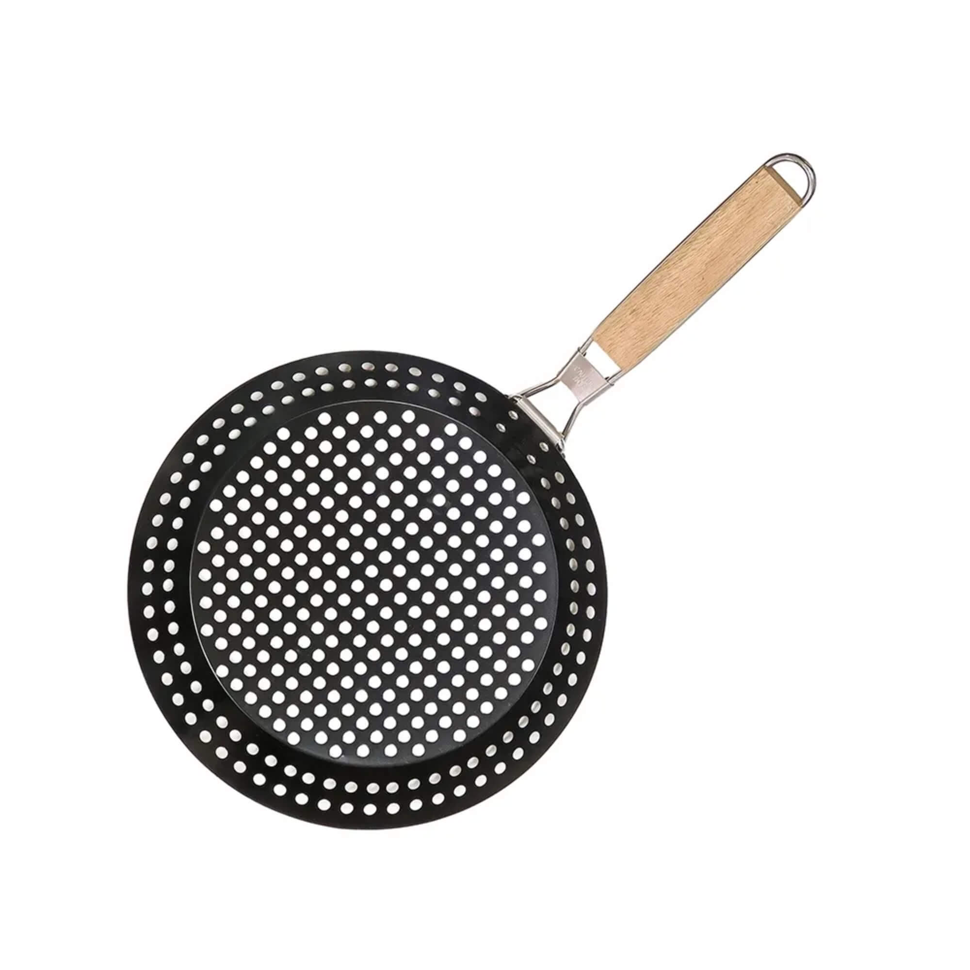Frigideira Antiaderente para Grelhar Portátil Preta Bel - 256900