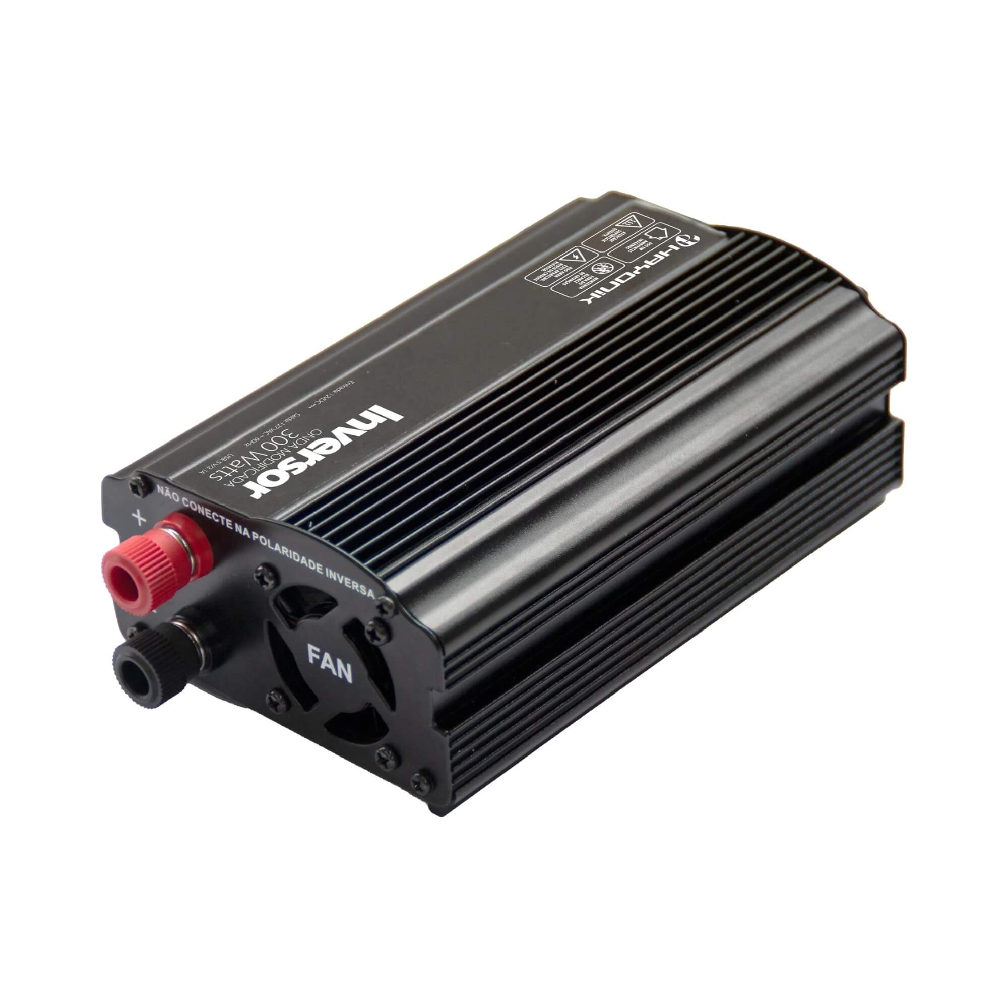 Inversor de Onda Modificada MSW1103 300W 12V/127V USB Hayonik - 0000084823