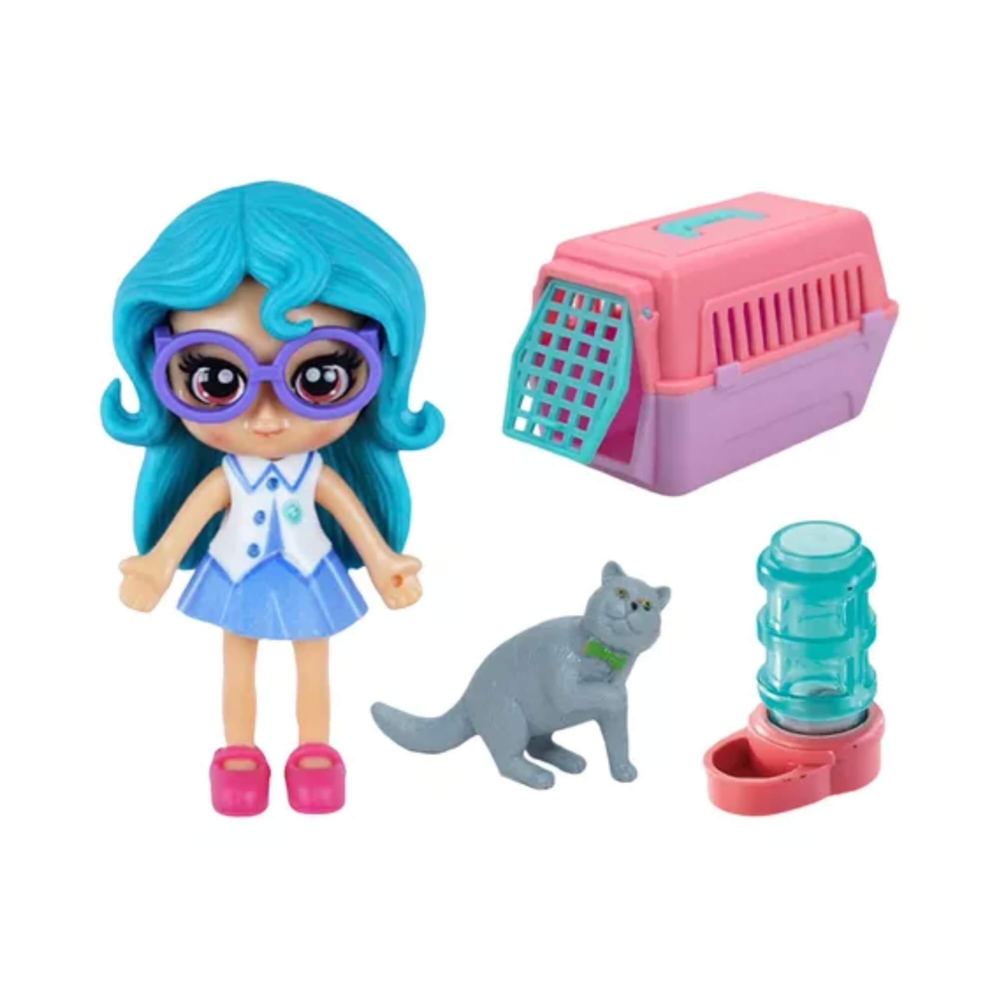 Boneca Lovely Little Girls Super Pet Shop Sortida e Unitária Multikids - BR2268