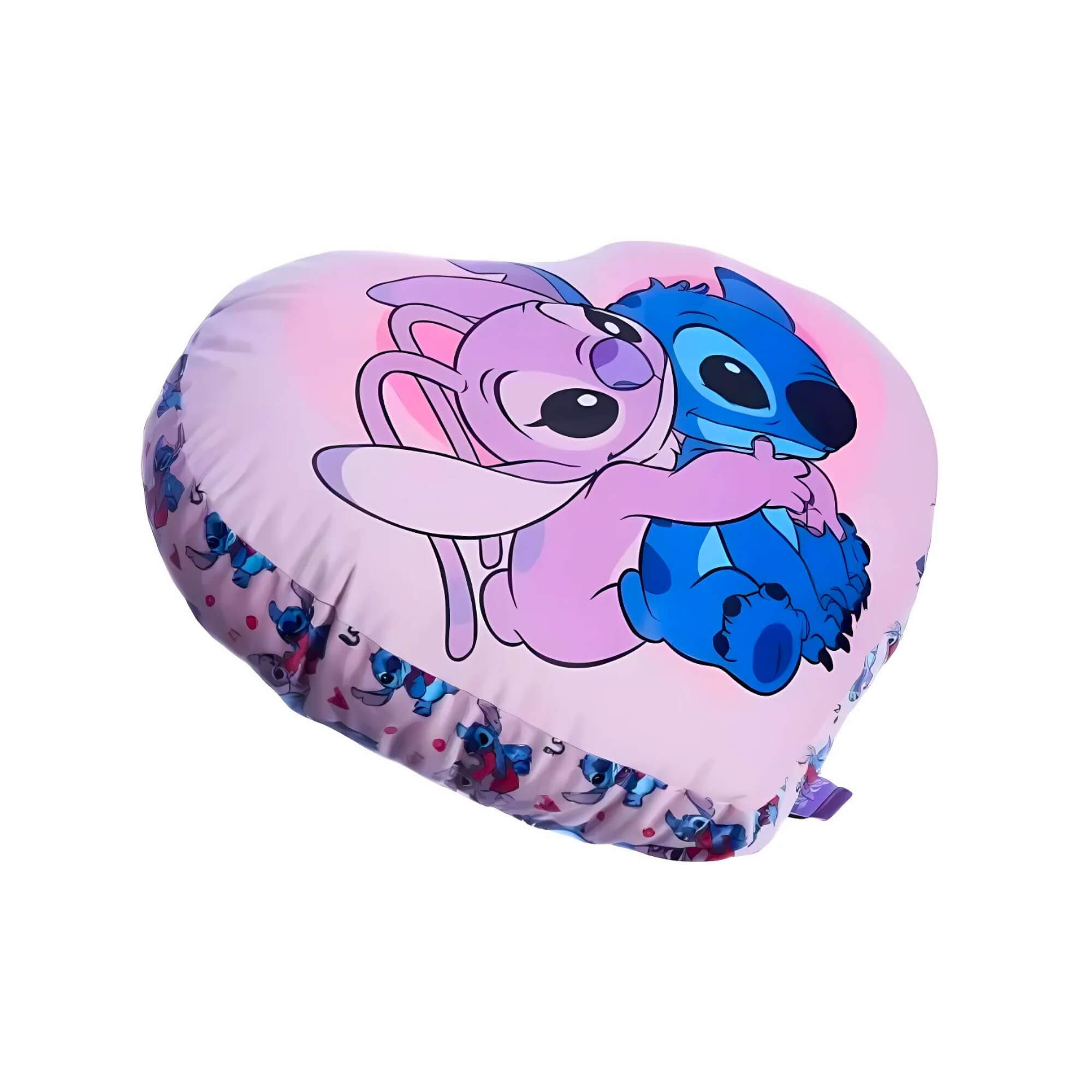 Almofada Formato Fibra Coração Stitch Minha Metade Zona Criativa - 10065229
