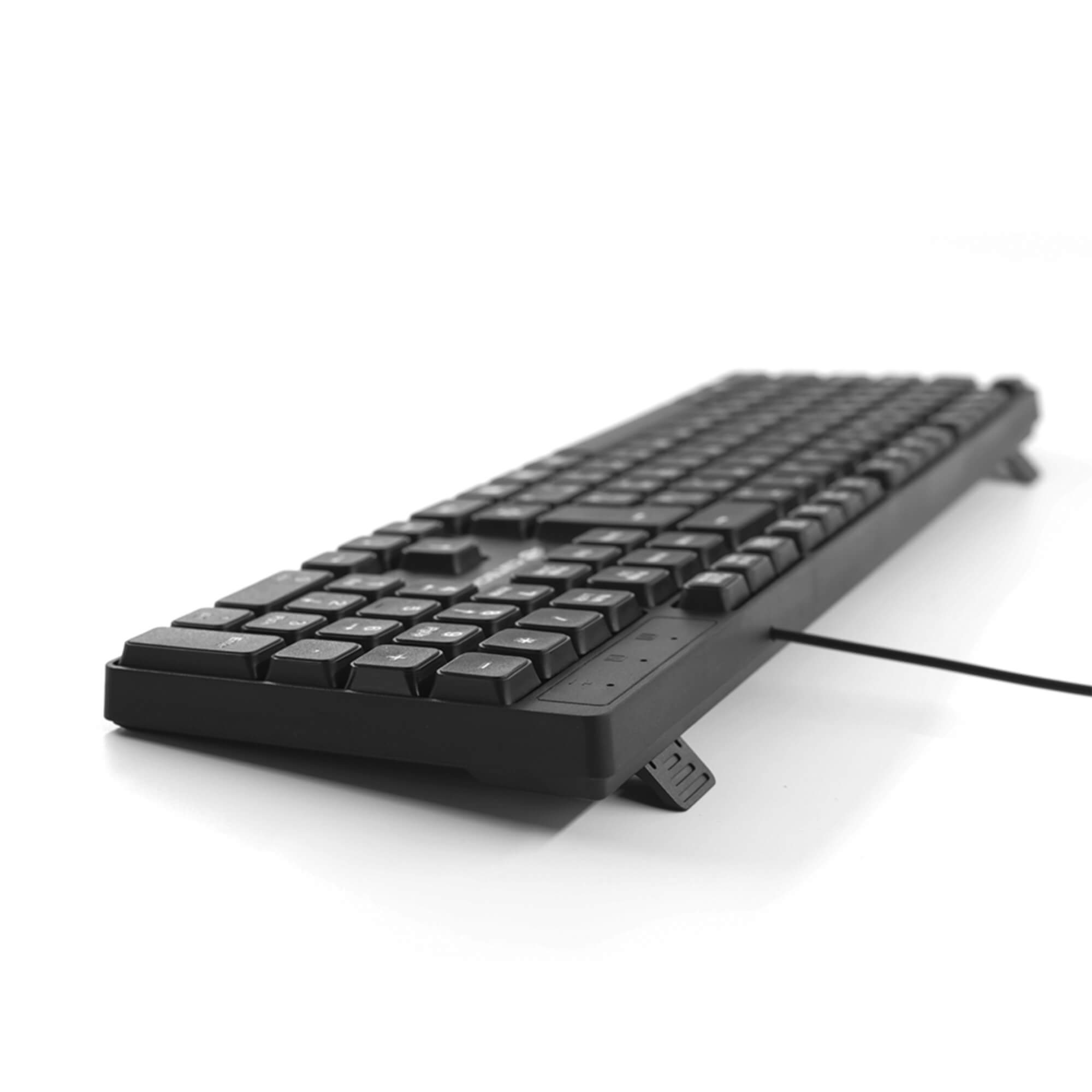 Teclado USB Multmídia KB-M10BK Preto C3 Tech - 303020870100