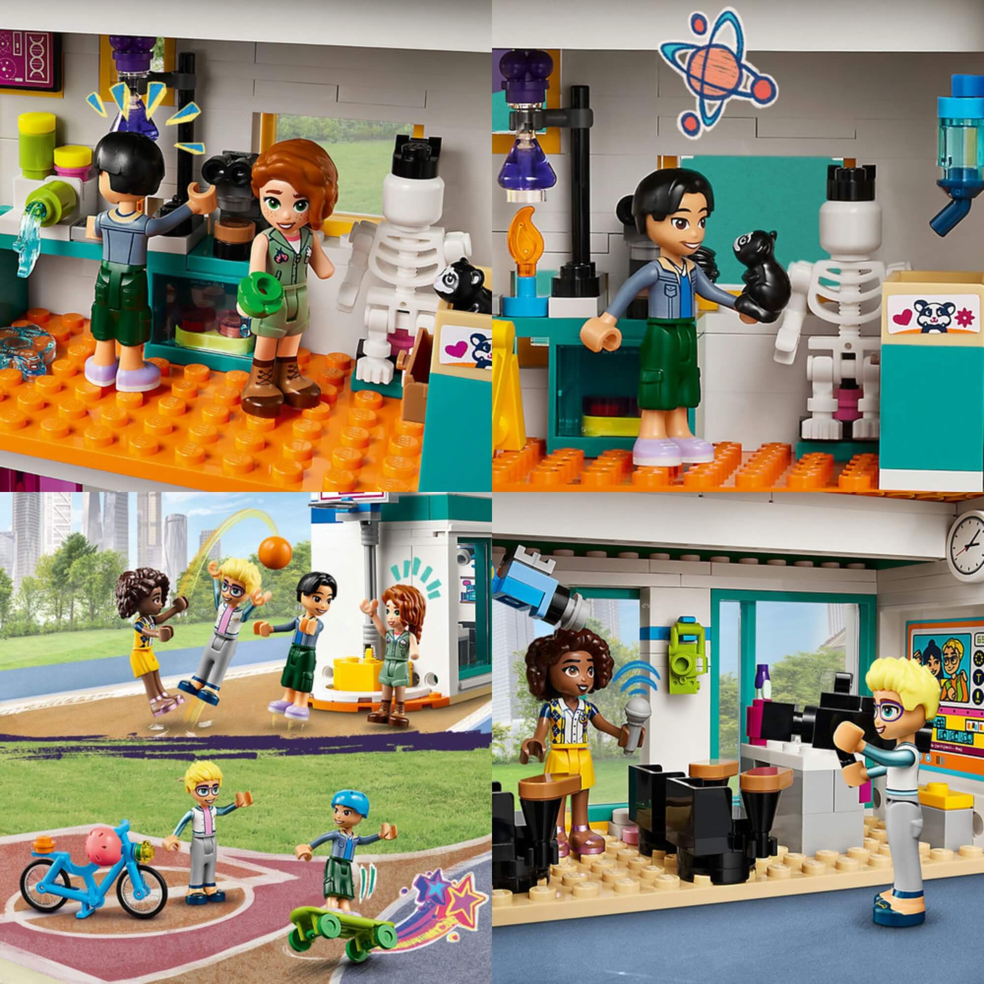 LEGO Friends - Escola Internacional de Heartlake 985 Peças Cenário - 4111141731