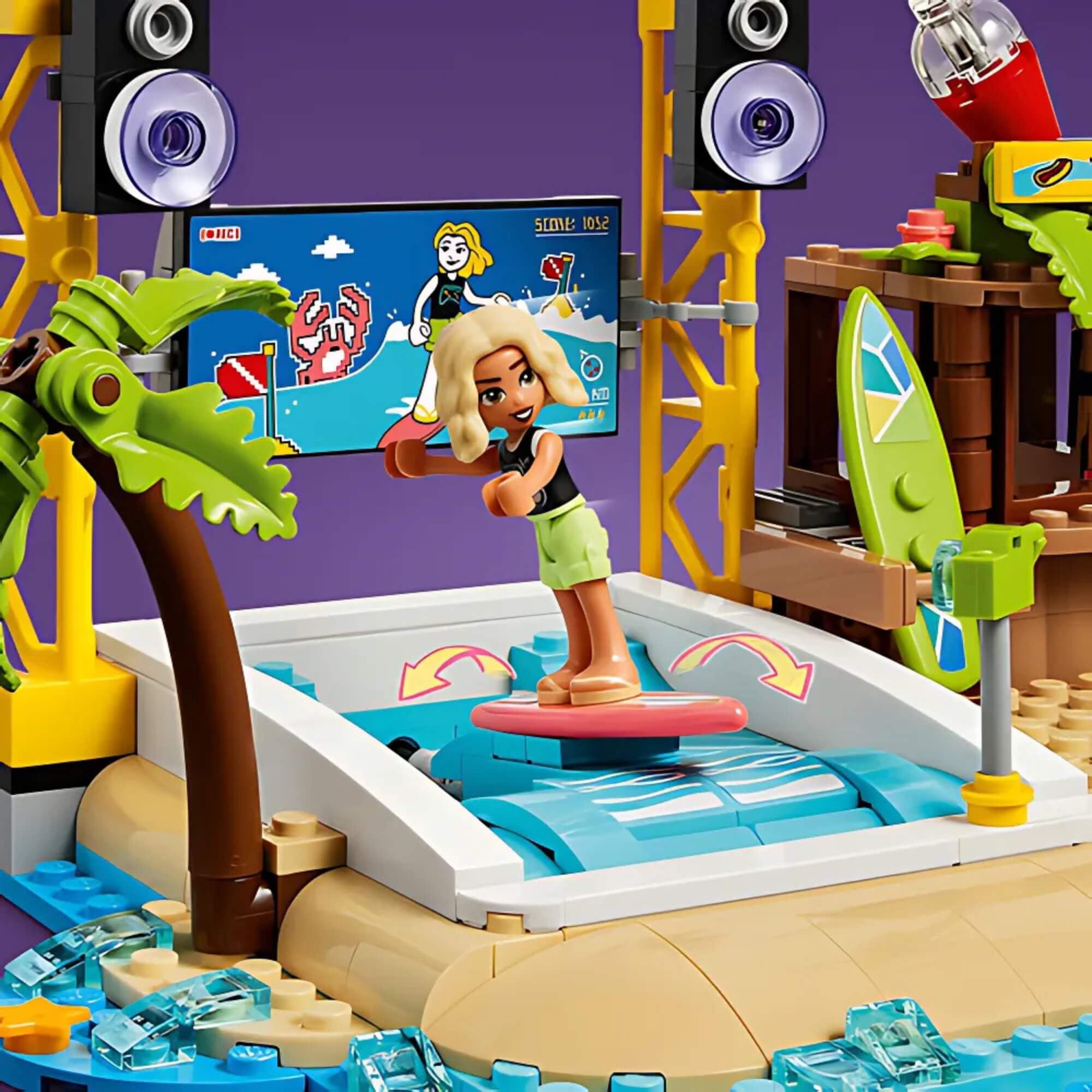LEGO Friends - Parque de Diversões na Praia 1348 Peças - 4111141737