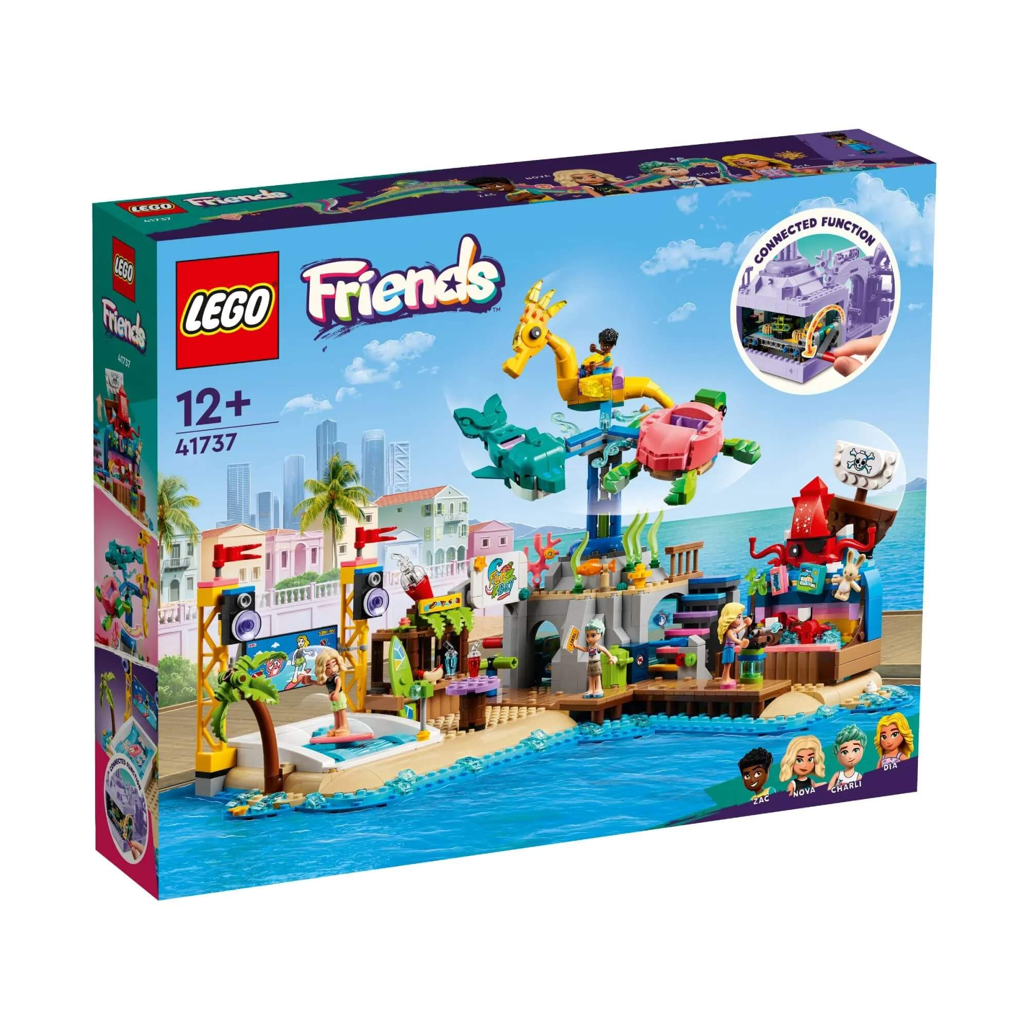 LEGO Friends - Parque de Diversões na Praia 1348 Peças - 4111141737