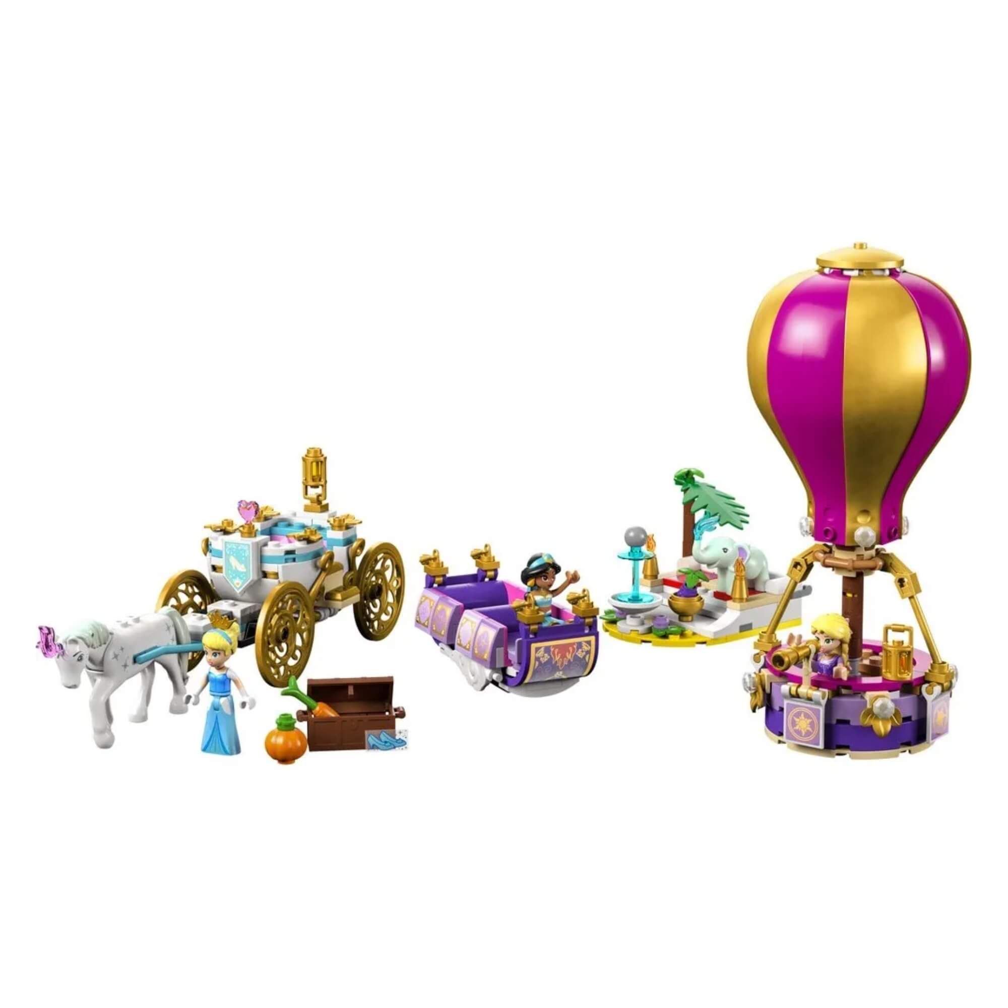 LEGO Disney Princesas Viagem Encantada 320 Peças Cinderela, Jasmine e Rapunzel Cenário Presente - 4111143216