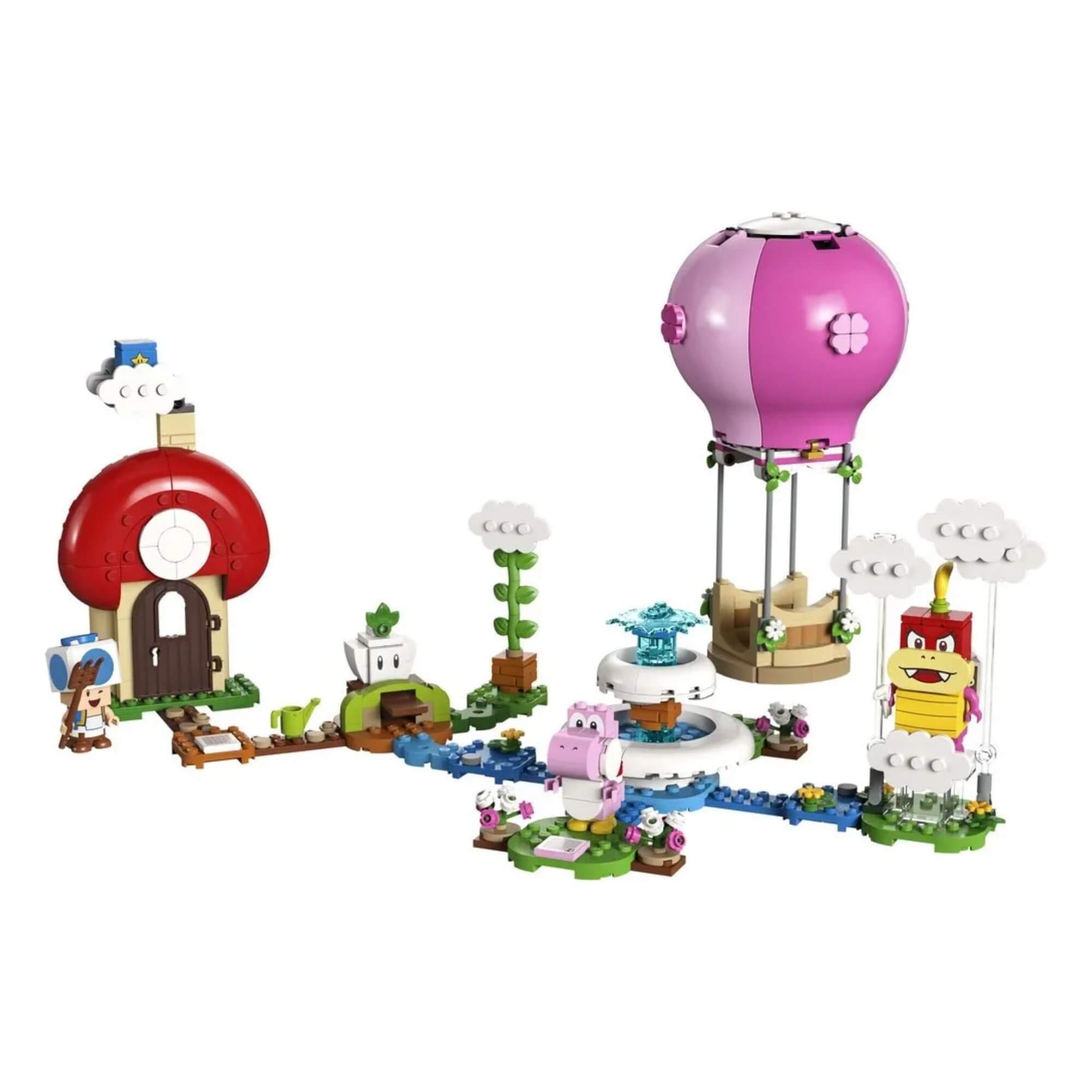 LEGO Super Mario Passeio de Balão no Jardim da Peach 453 Peças - Pacote de Expansão - 4111171419