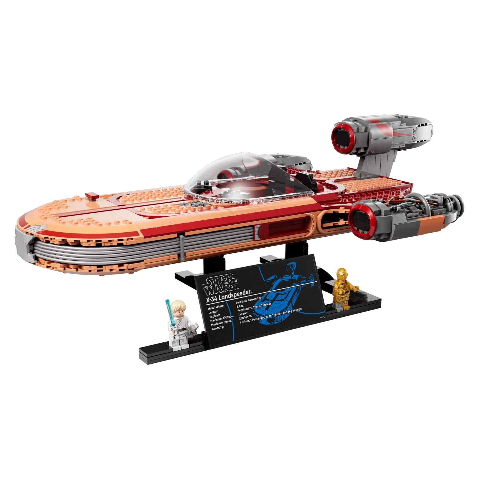 LEGO Star Wars - O Landspeeder de Luke Skywalker 1890 Peças - 4111175341