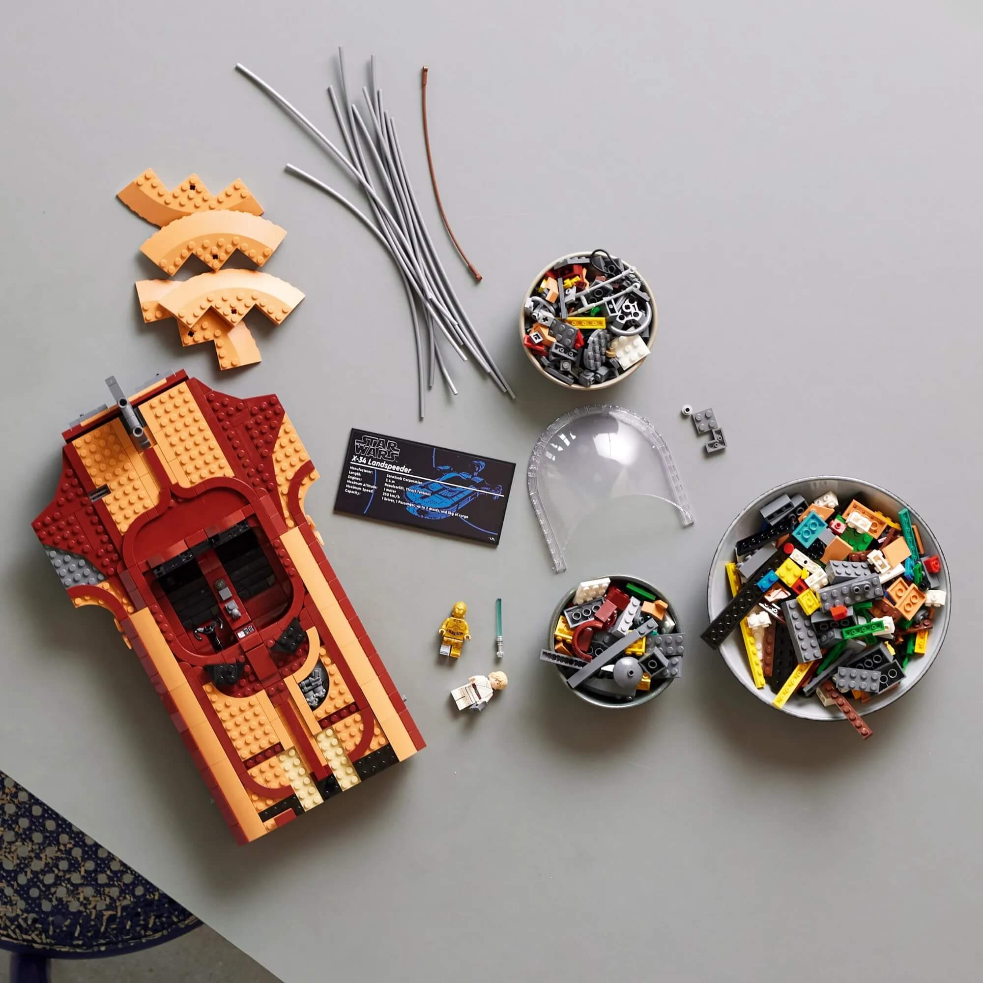LEGO Star Wars - O Landspeeder de Luke Skywalker 1890 Peças - 4111175341