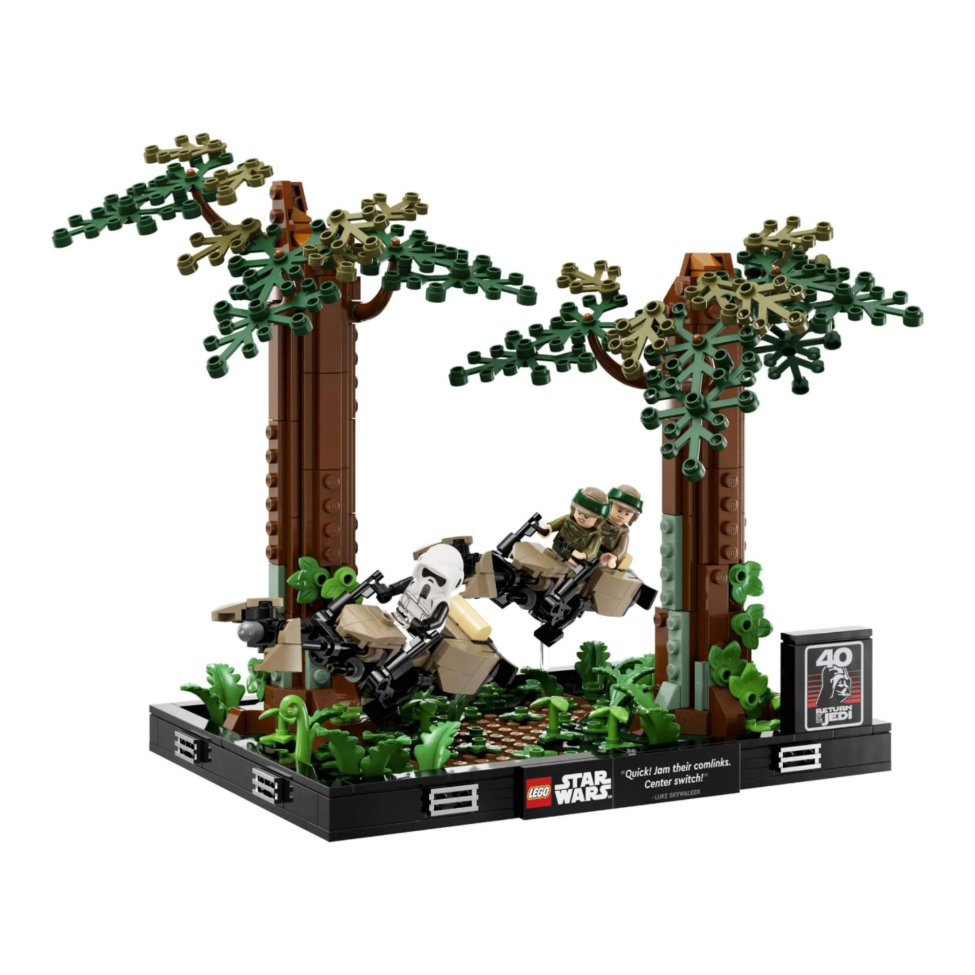 LEGO Star Wars - Diorama da Perseguição de Speeder em Endor 608 Peças - 4111175353