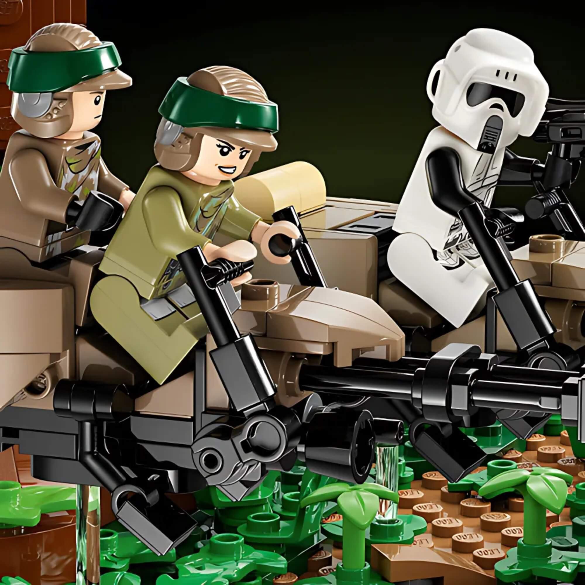 LEGO Star Wars - Diorama da Perseguição de Speeder em Endor 608 Peças - 4111175353