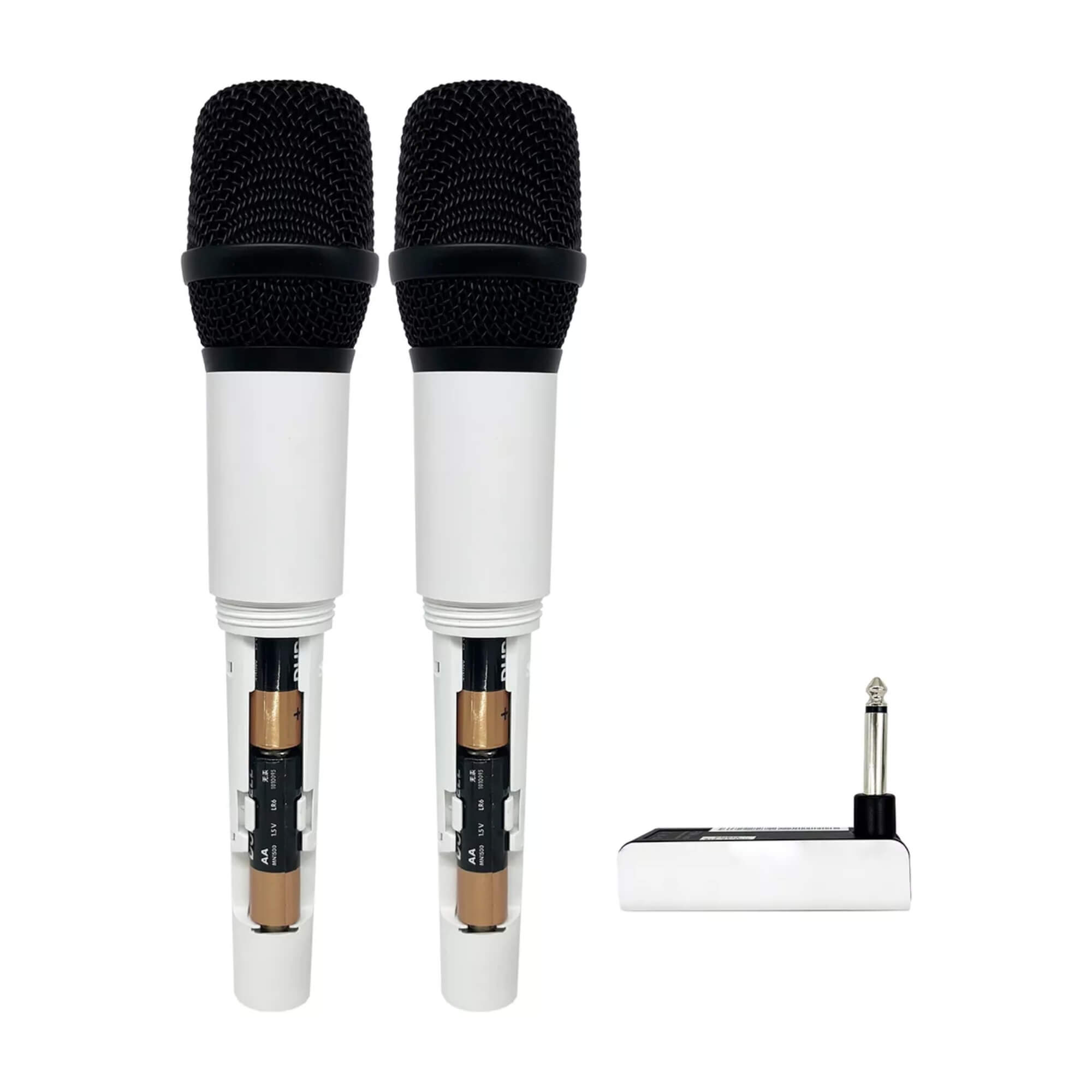 Microfone Duplo sem Fio Dinâmico AR200 HT na cor Branca Leson - 2AMAR200B