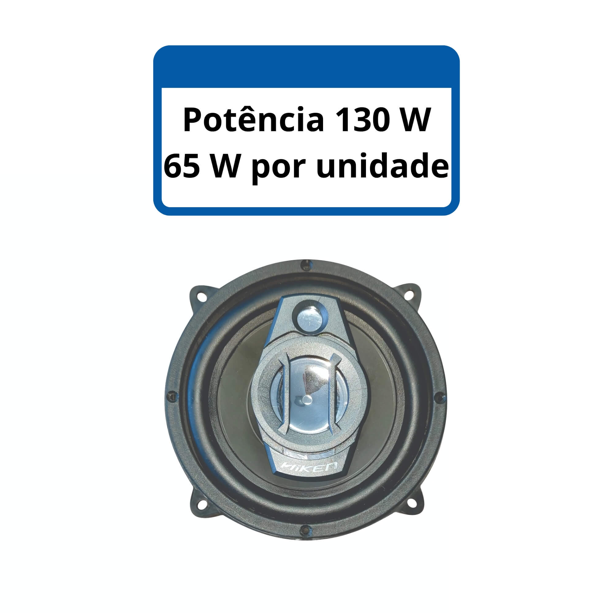 Kit 2 Alto Falantes HN4 130W 4" 4 OHMS 4R Cor Preto Hiken - 2HK055040