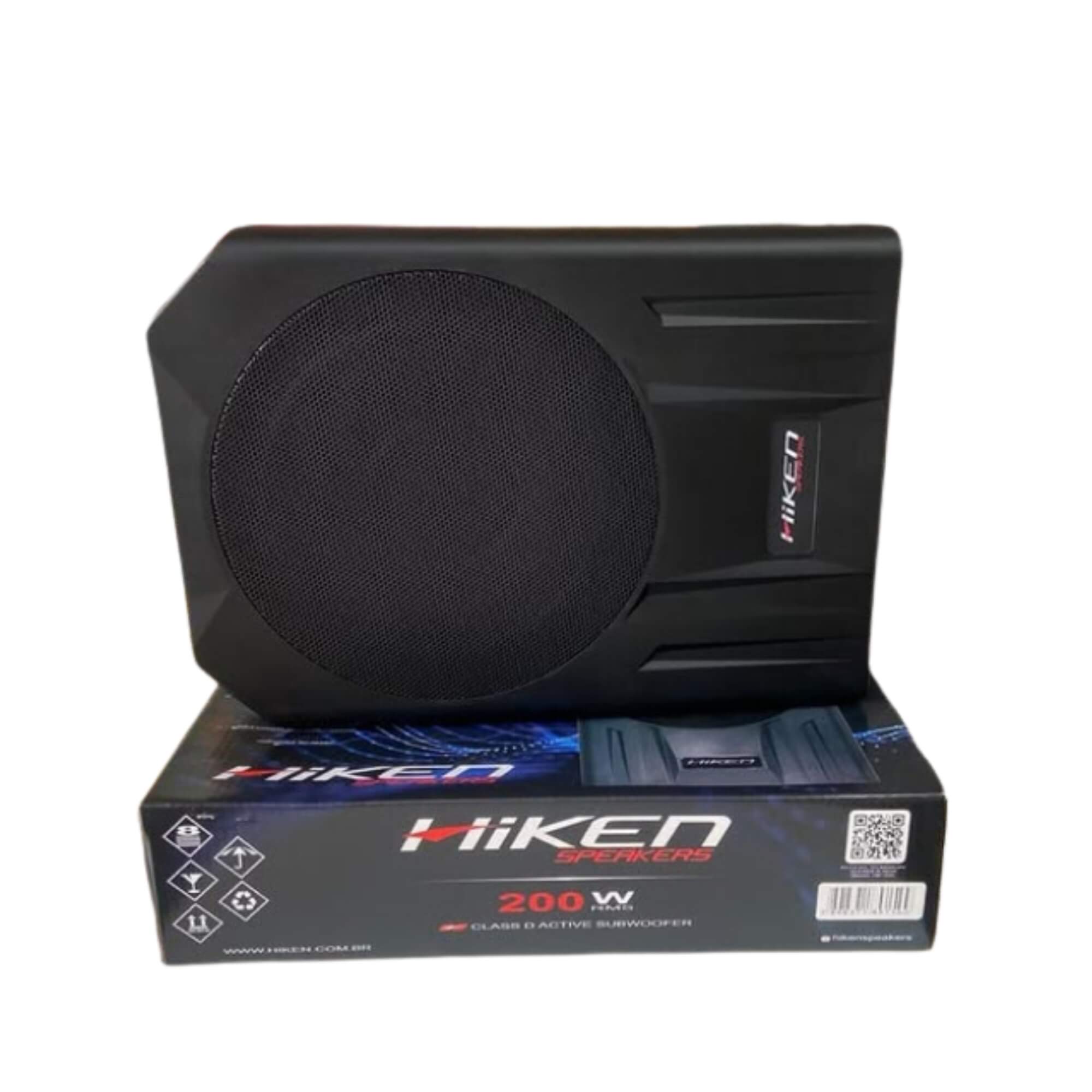 Caixa Slim Amplificada Slender Box 200W 8" Polegadas Hiken - 2HK001990