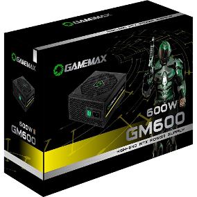 Fonte de Alimentação para PC ATX 600W 24P/Sata 80Plus Bronze Semi-Mod GM600 Gamemax