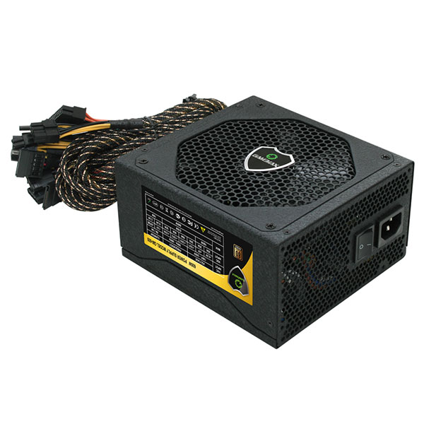 Fonte de Alimentação para PC ATX 600W 24P/Sata 80Plus Bronze Semi-Mod GM600 Gamemax