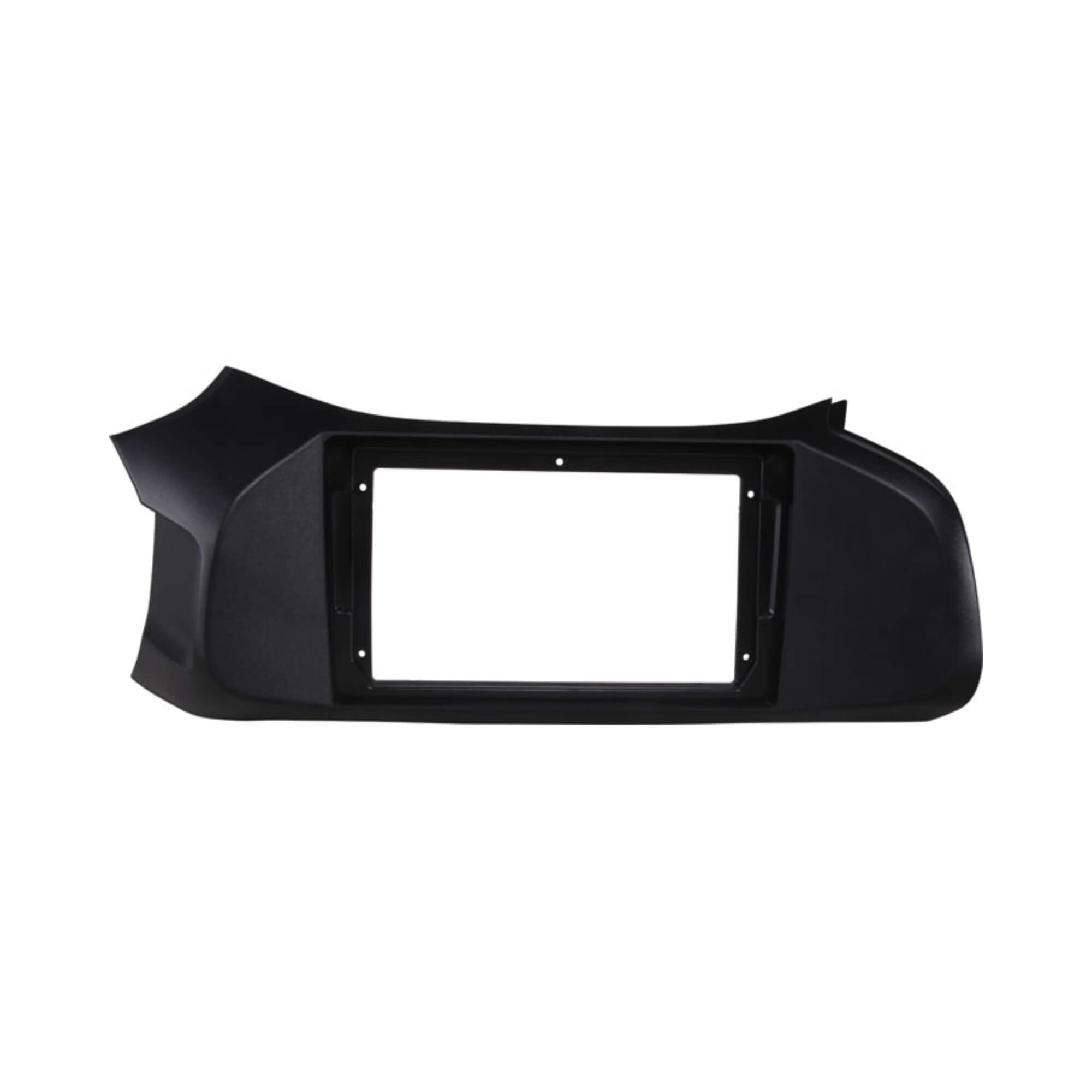 Moldura 9" Polegadas na cor Preta compatível com Onix 2012 a 2018 Expex - EPX9GM014