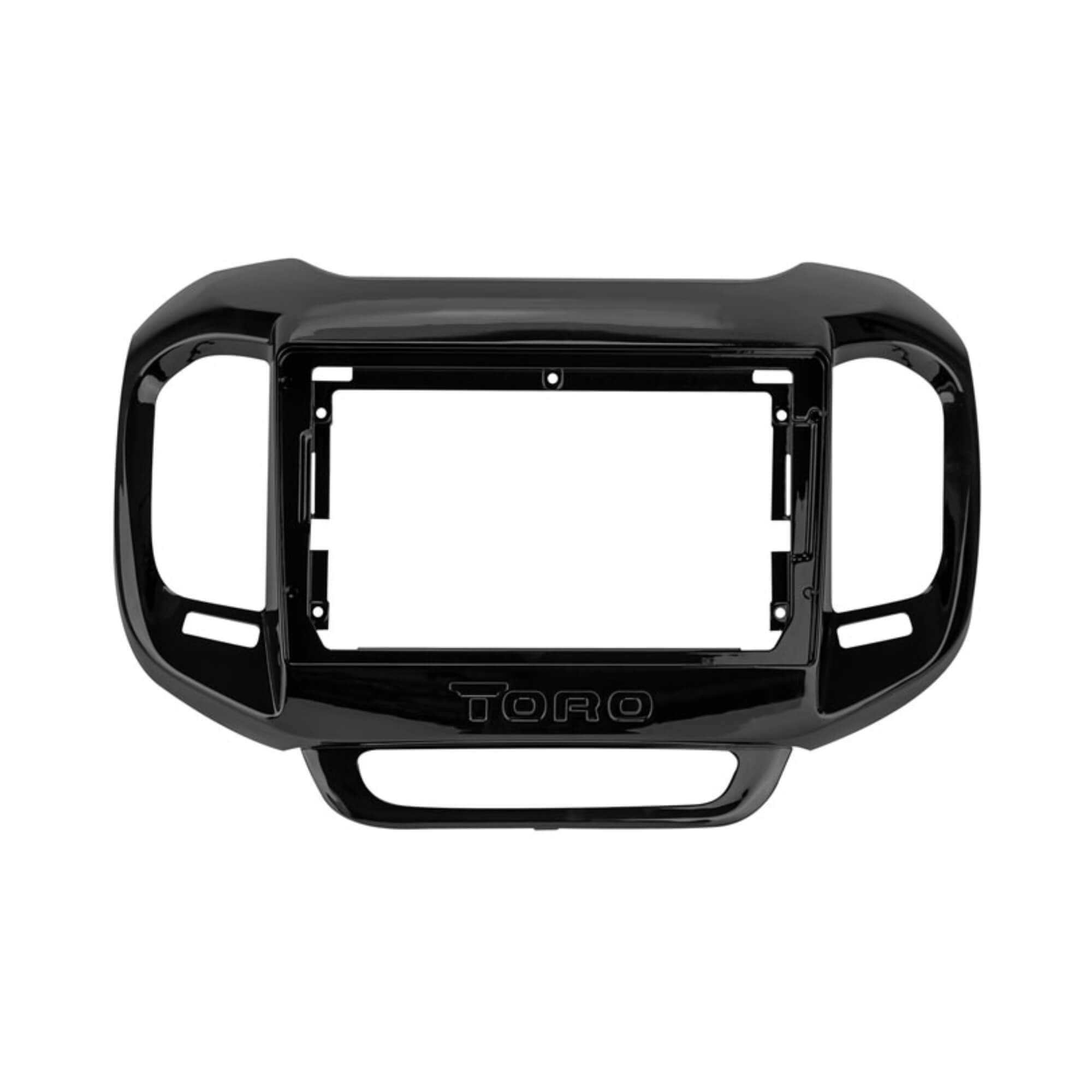 Moldura 9" Polegadas na cor Black Piano compatível c/ Toro 2016 a 2021 Expex - EPX9FT004