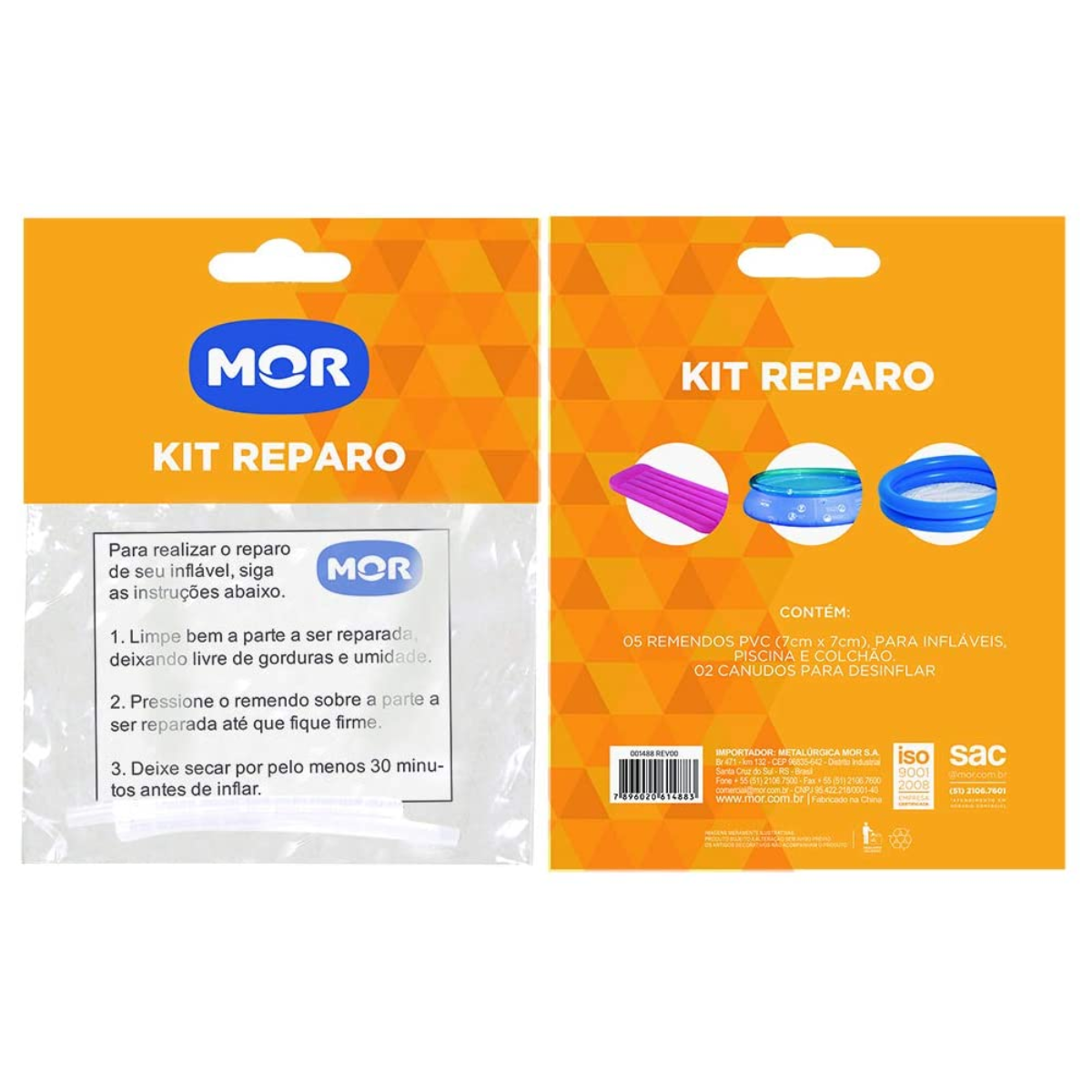 COMP Piscina Inflável PVC Azul com Kit Reparo MOR Escolha Litragem 1000 1900 2400 4600 Litros Litragem.:1900