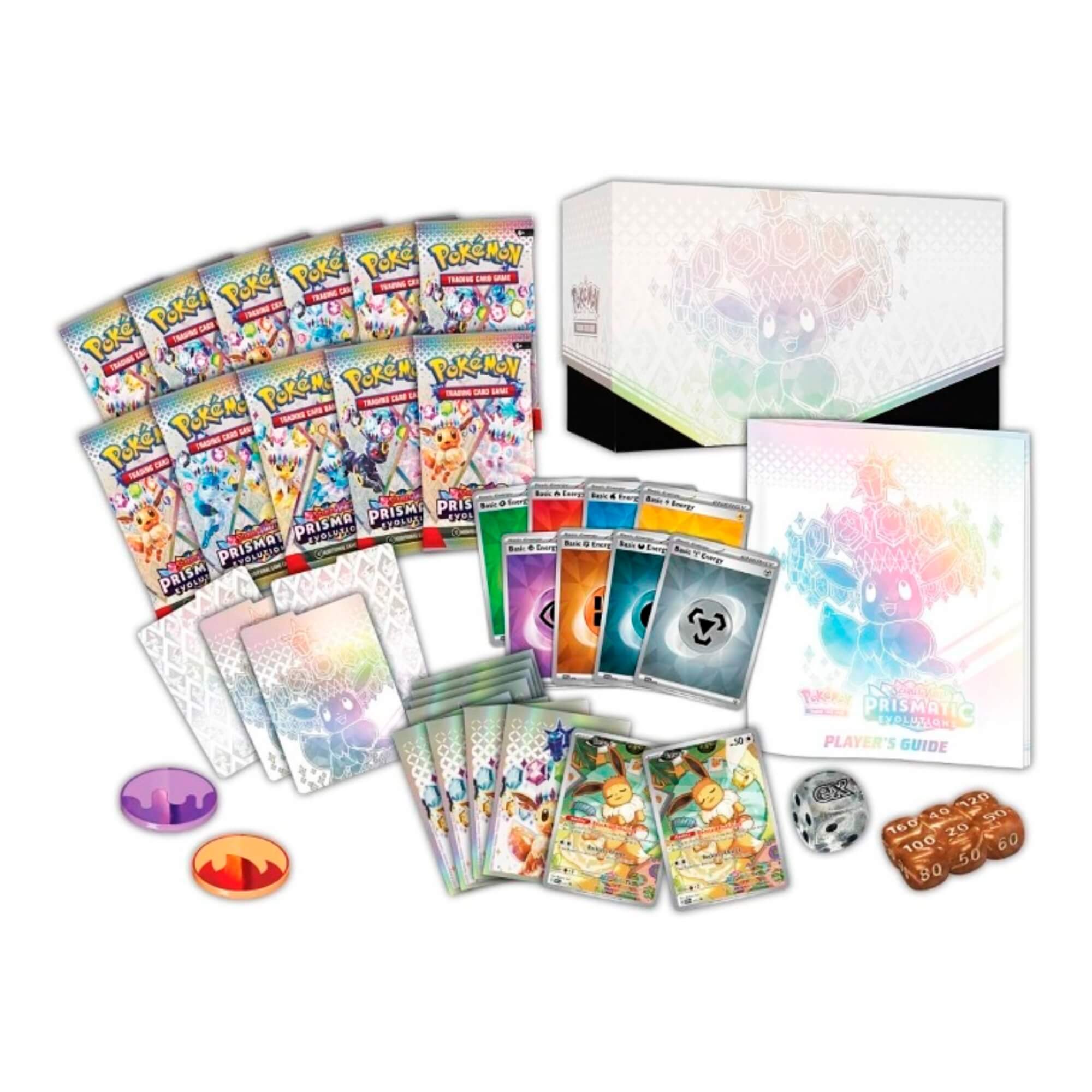 Pokemon Box Treinador Avançado EV8.5 Evoluções Prismaticas Copag - 35278