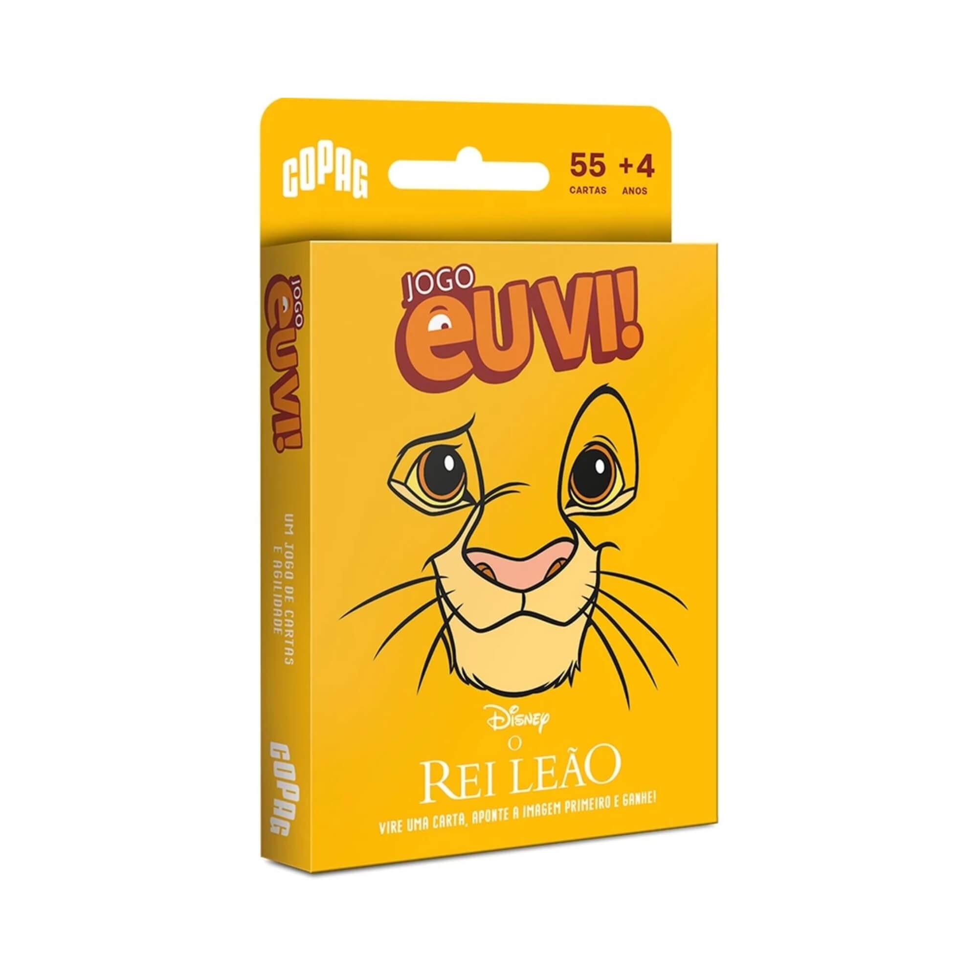 Jogo Eu Vi! O Rei Leão 55 Cartas Copag - 35154