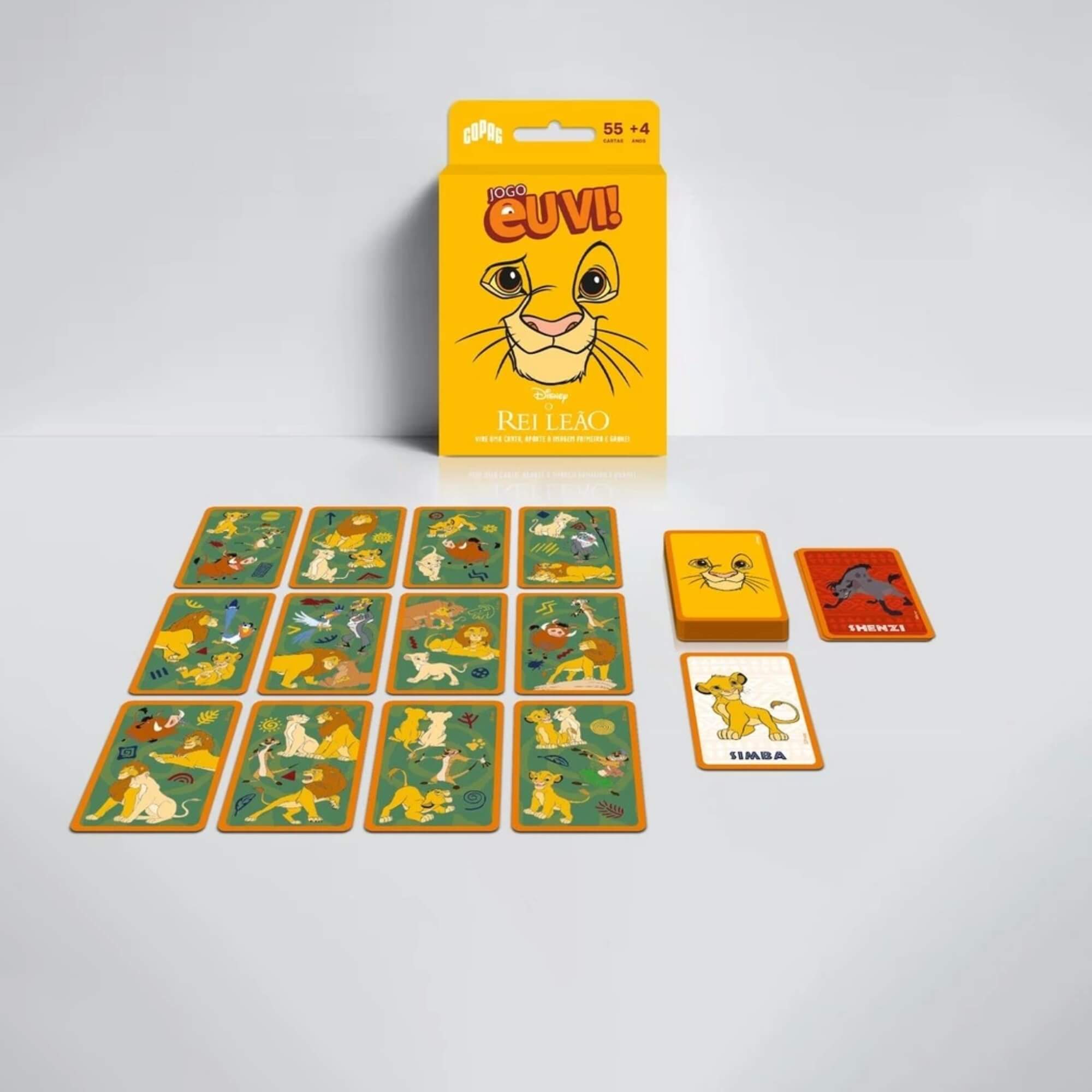 Jogo Eu Vi! O Rei Leão 55 Cartas Copag - 35154