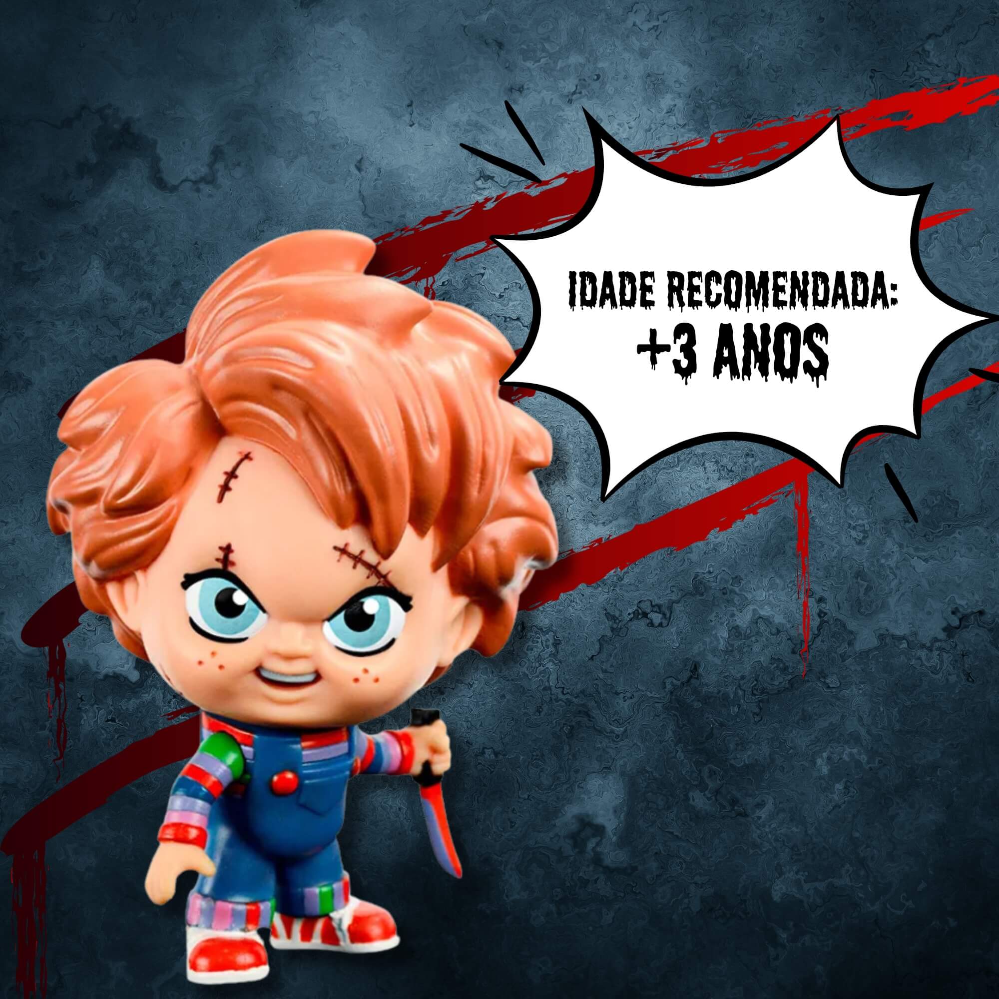 Fandom Box Chucky Boneco Colecionável Vinil Atóxico Lider - 3671