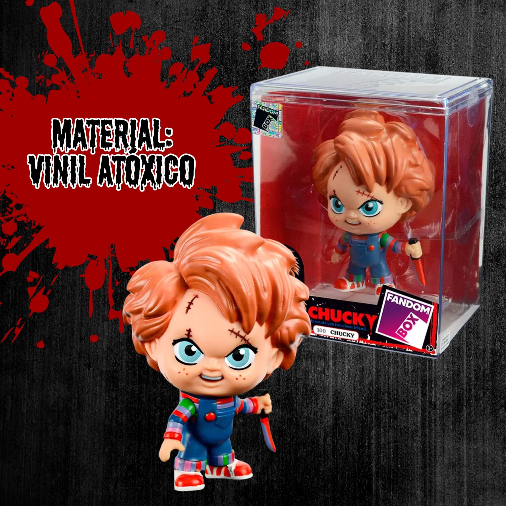 Fandom Box Chucky Boneco Colecionável Vinil Atóxico Lider - 3671