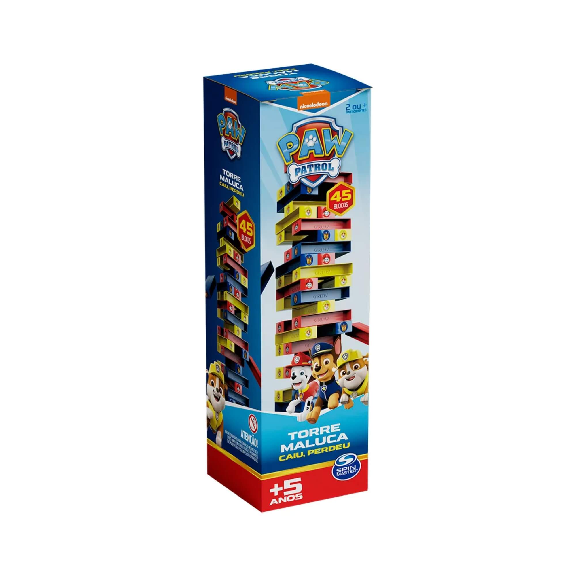 Jogo Infantil Torre Maluca Patrulha Canina Grow - 04395