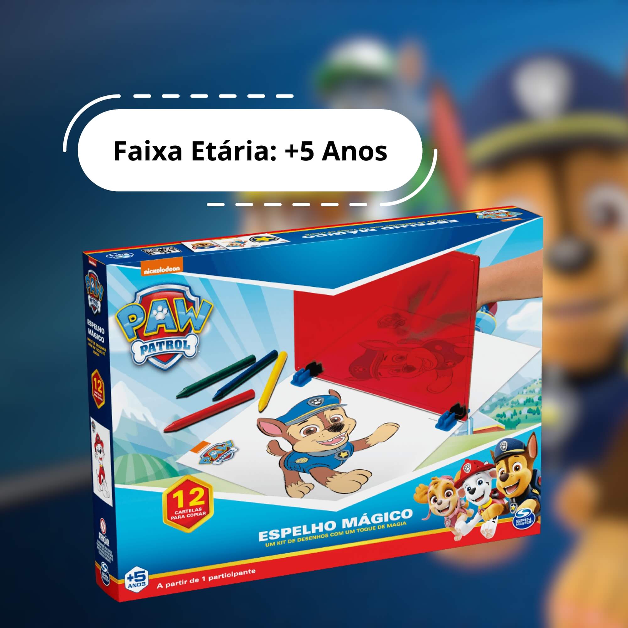 Kit de Desenho Espelho Mágico Patrulha Canina Grow - 04343