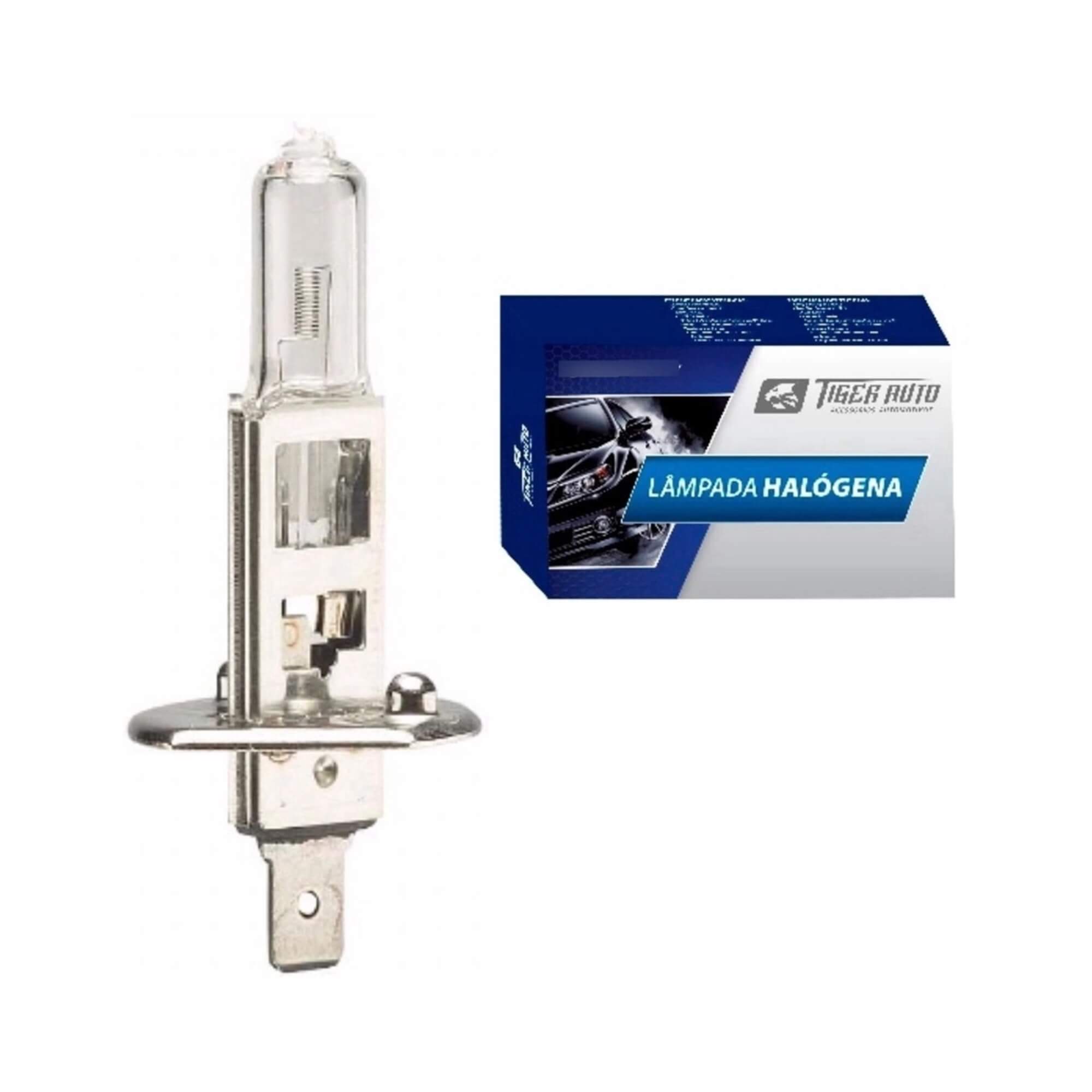 Lâmpada Halógena H1 55W 12V Tiger Auto - NP03160002