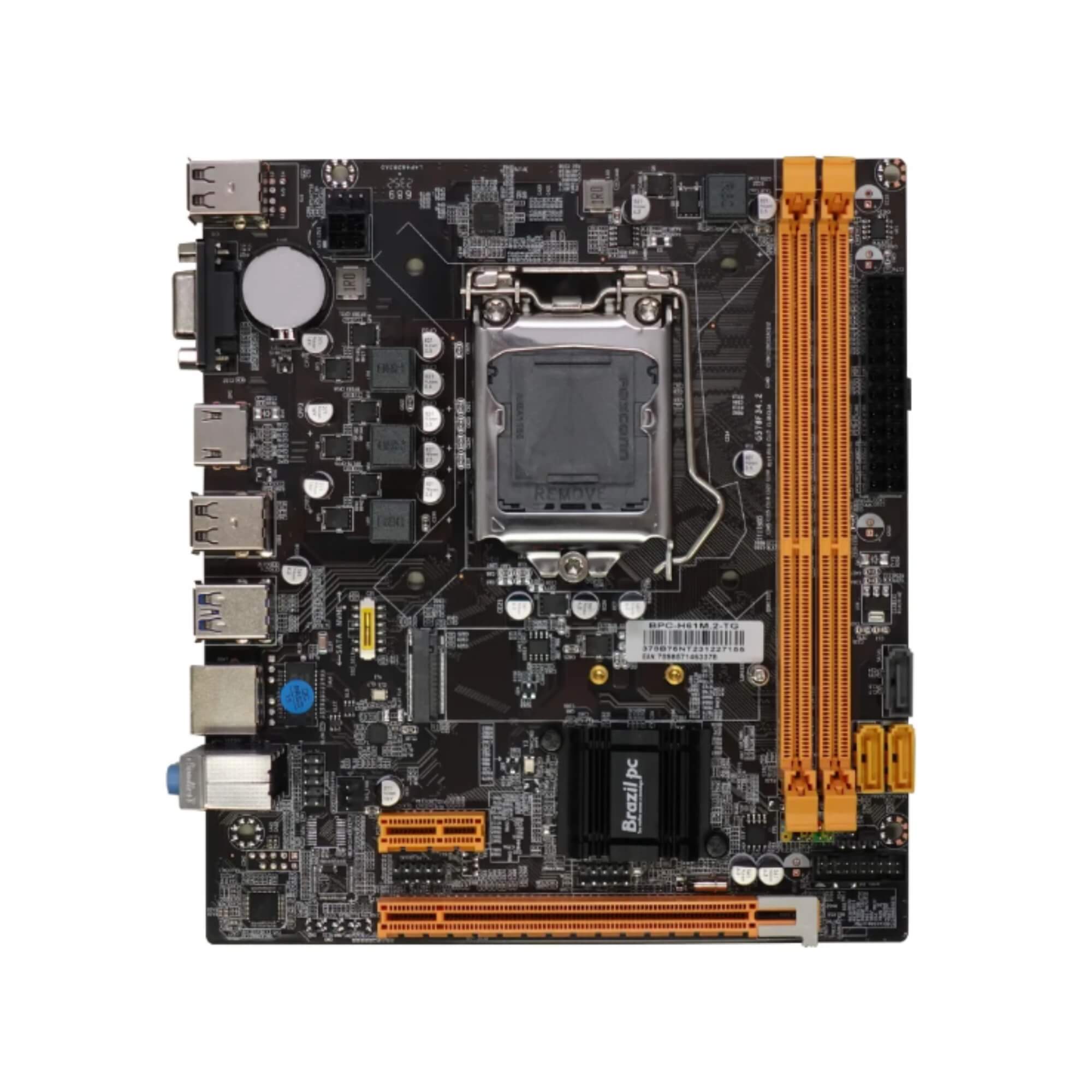 Placa Mãe Desk 1155 BPC-H61M.2-TG 10/100/1000 Mbps Brazil Pc - 006000347
