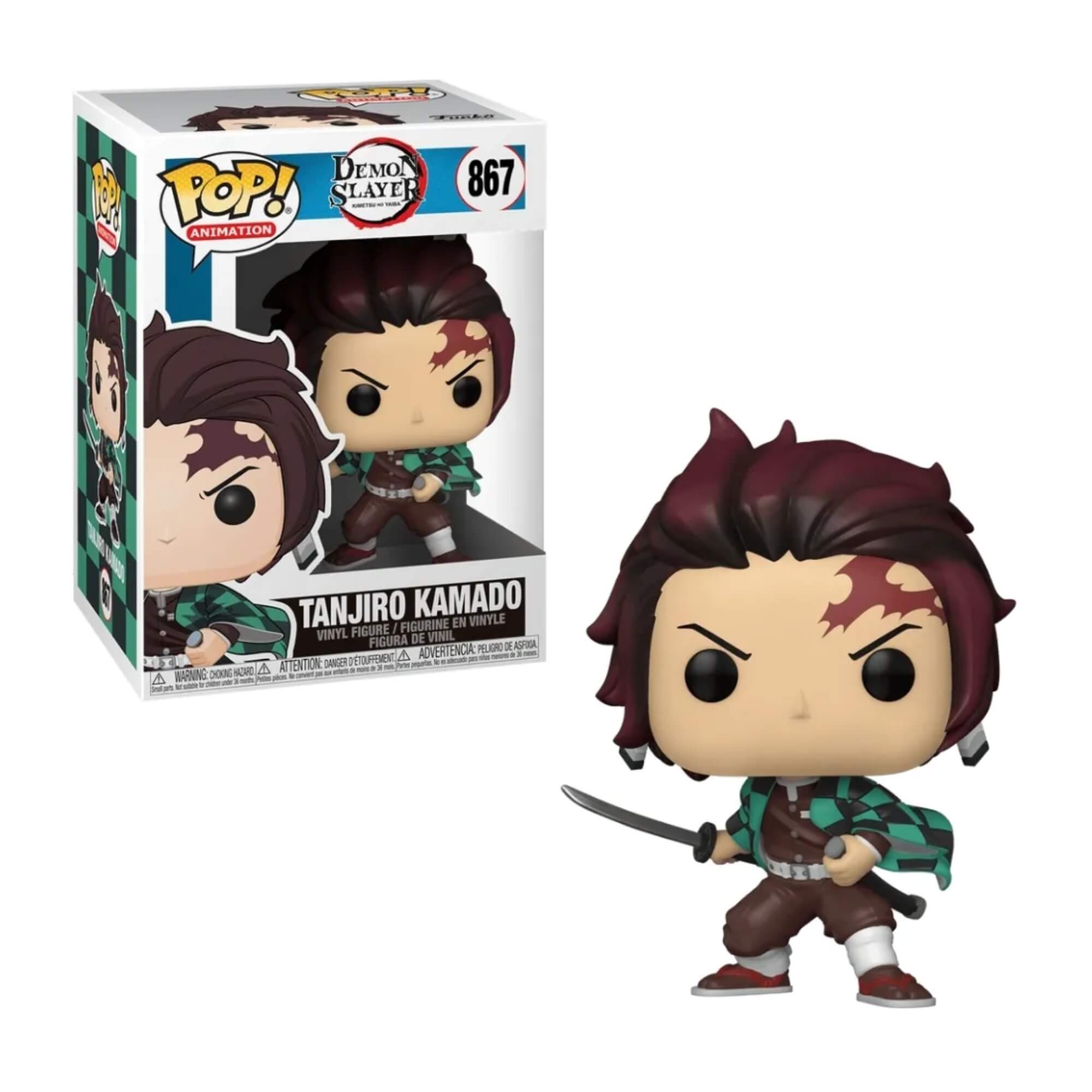 Boneco Funko Pop! Demon Slayer Tanjiro Kamado 867 Candide - 11009