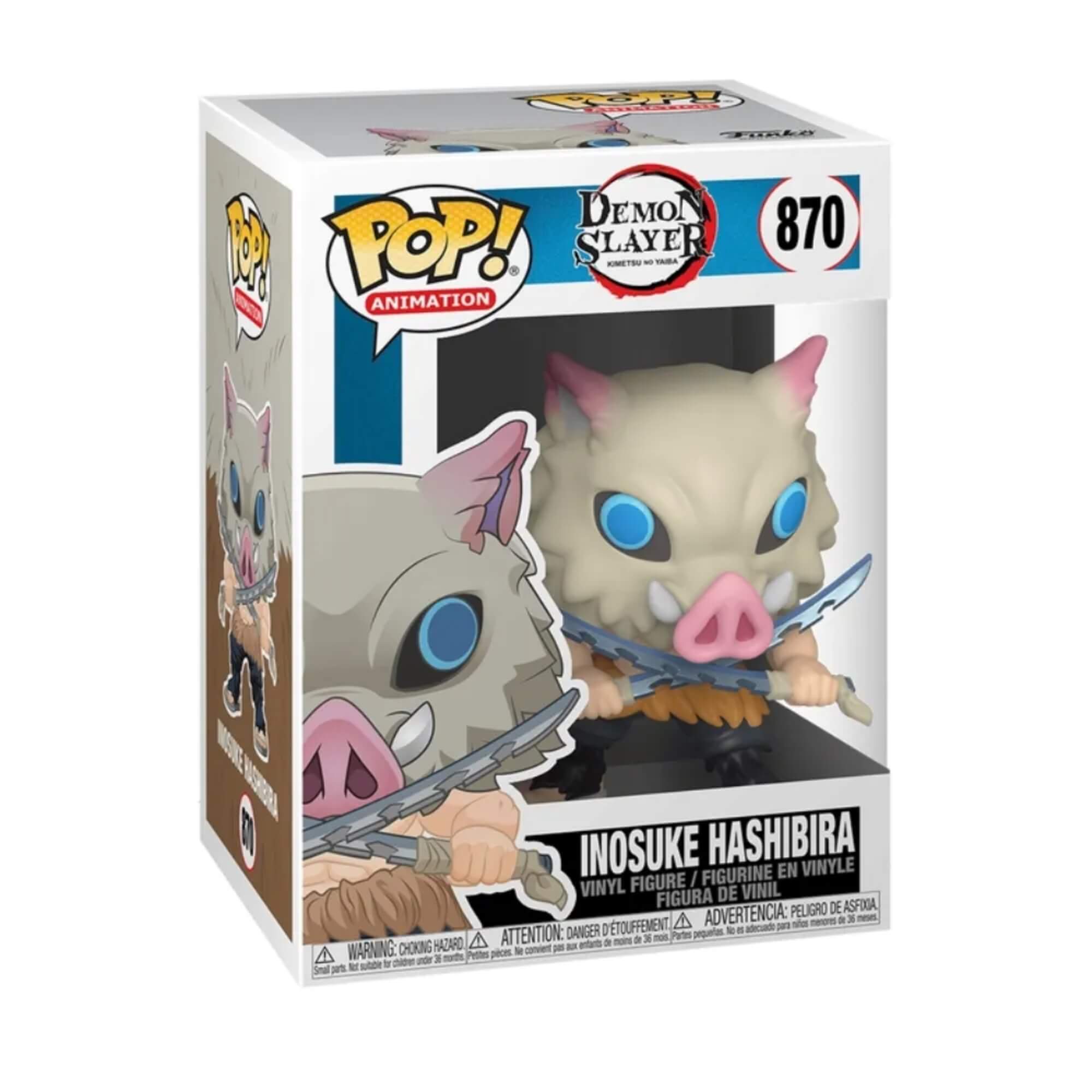 Boneco Funko Pop! Demon Slayer Inosuke Hashibira 870 Candide - 11012