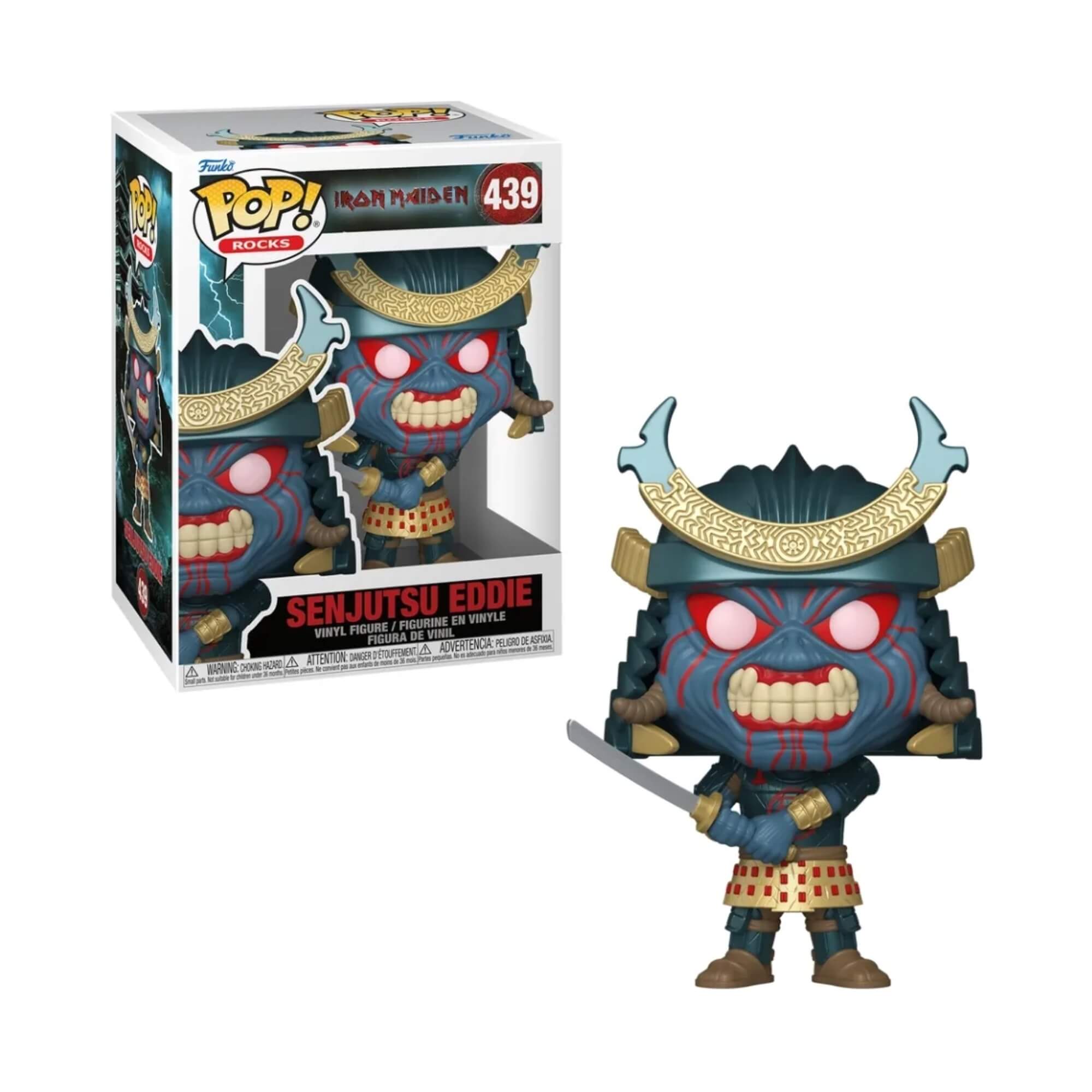 Boneco Funko Pop! Rocks Iron Maiden Senjutsu Eddie 439 Candide - 11793
