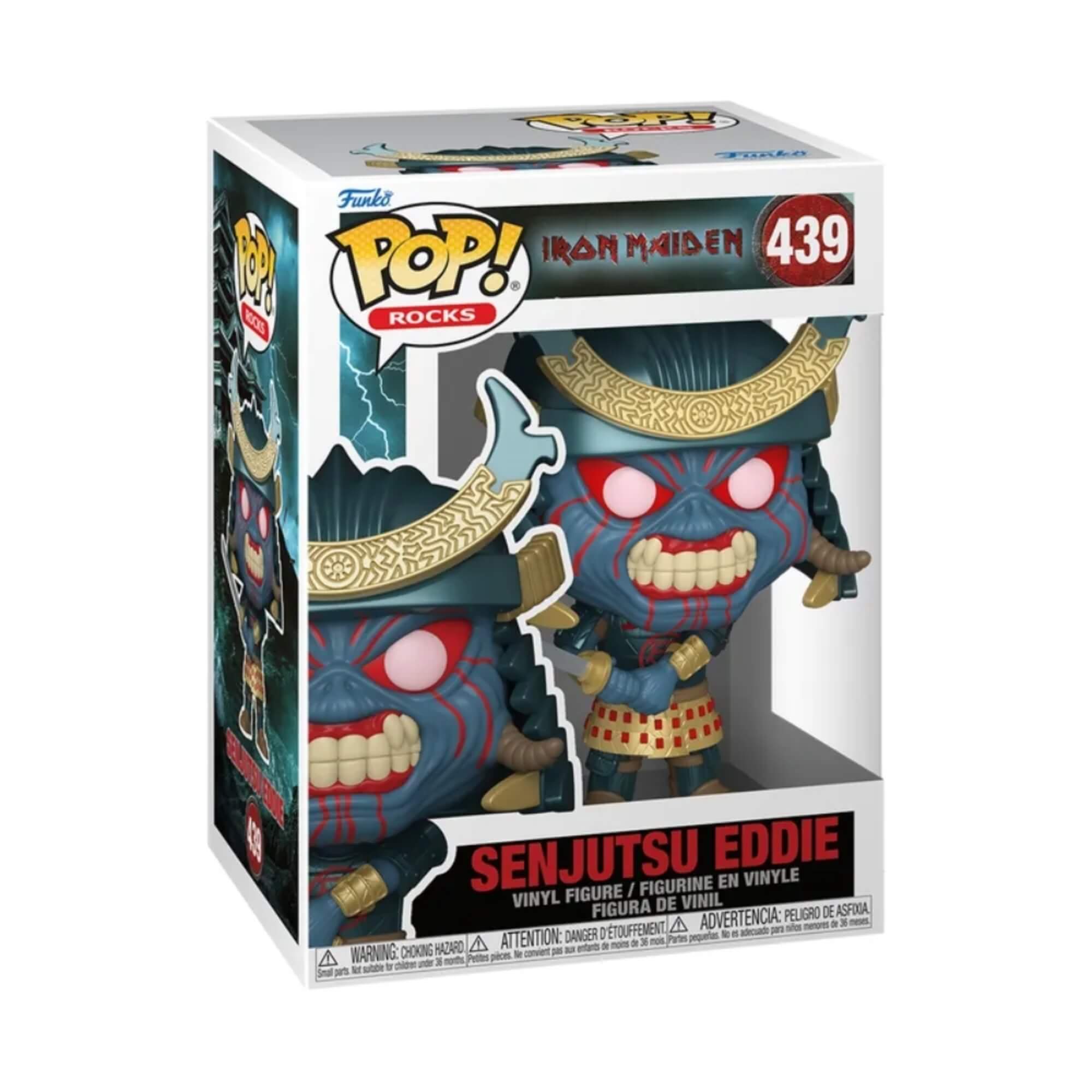 Boneco Funko Pop! Rocks Iron Maiden Senjutsu Eddie 439 Candide - 11793