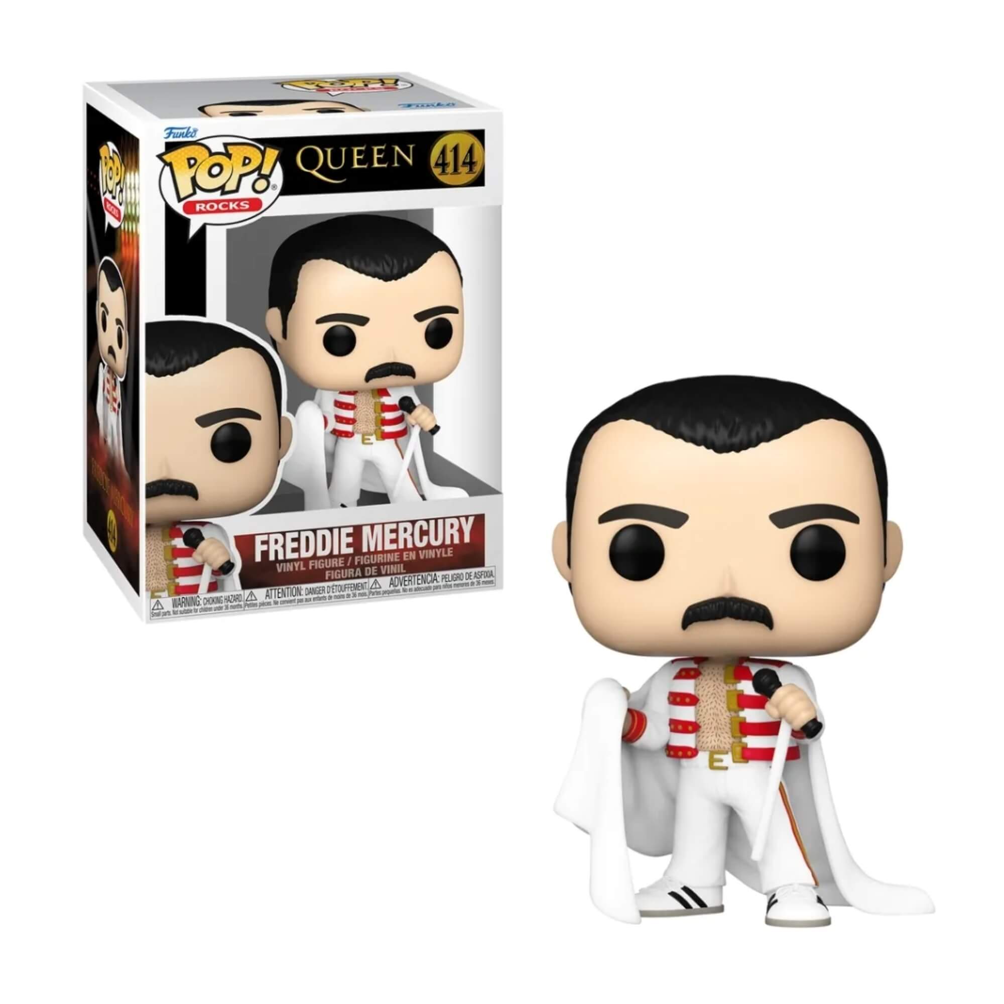 Boneco Funko Pop! Rocks Queens Freddie Mercury We Will Rock You 414 Candide - 11642